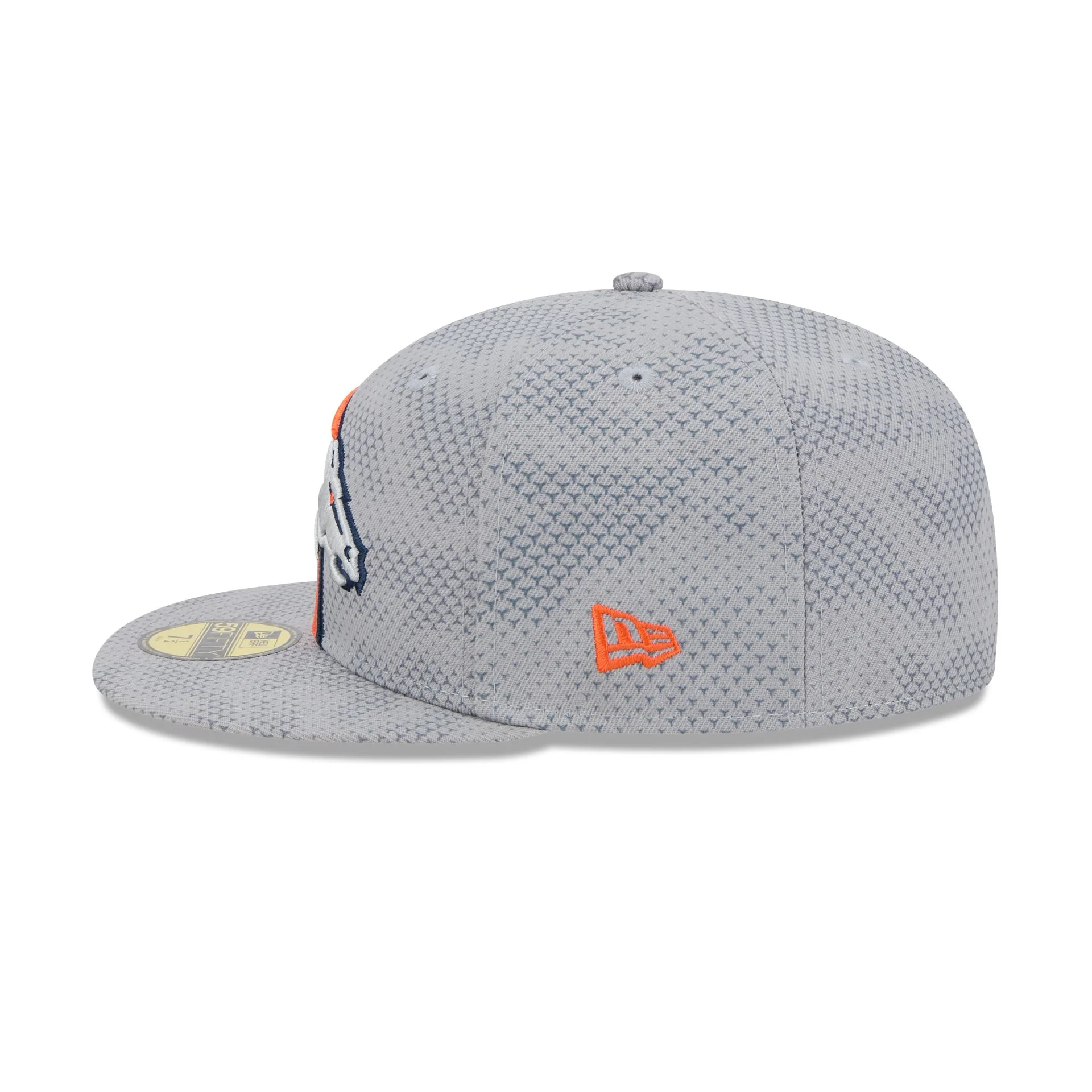 Denver Broncos 2024 Sideline Gray 59FIFTY Fitted Hat