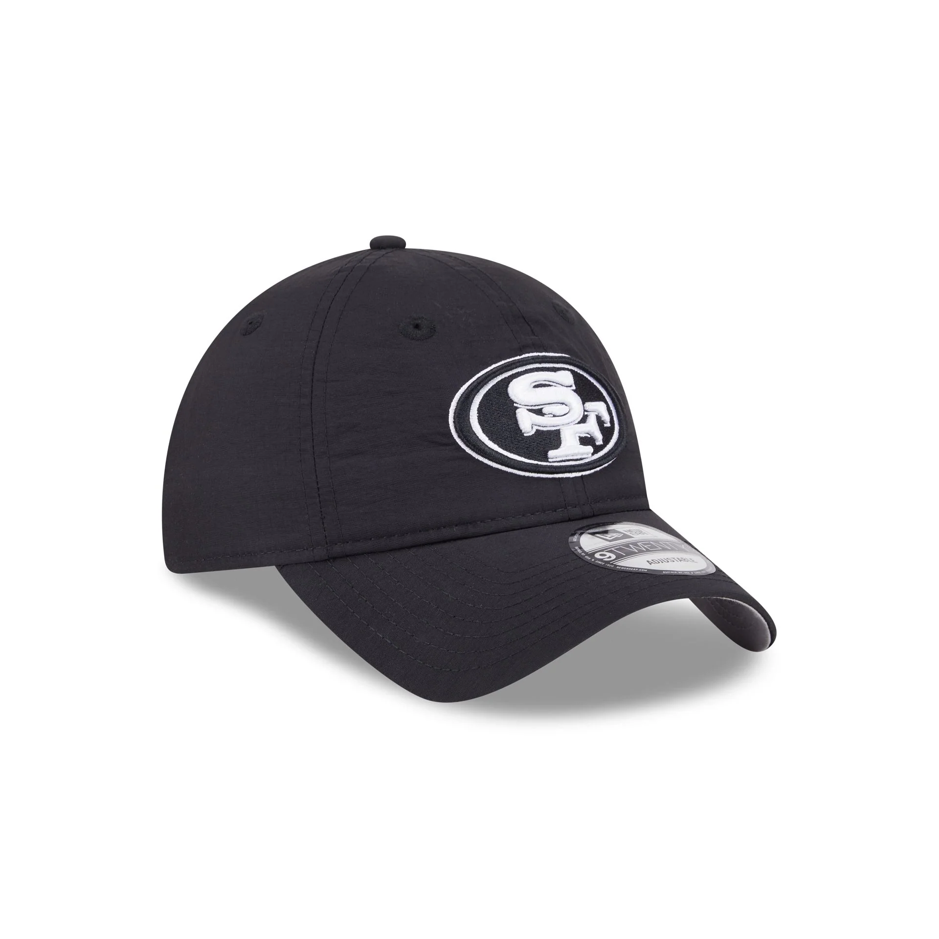 San Francisco 49ers Everyday Nylon Black 9TWENTY Adjustable Hat