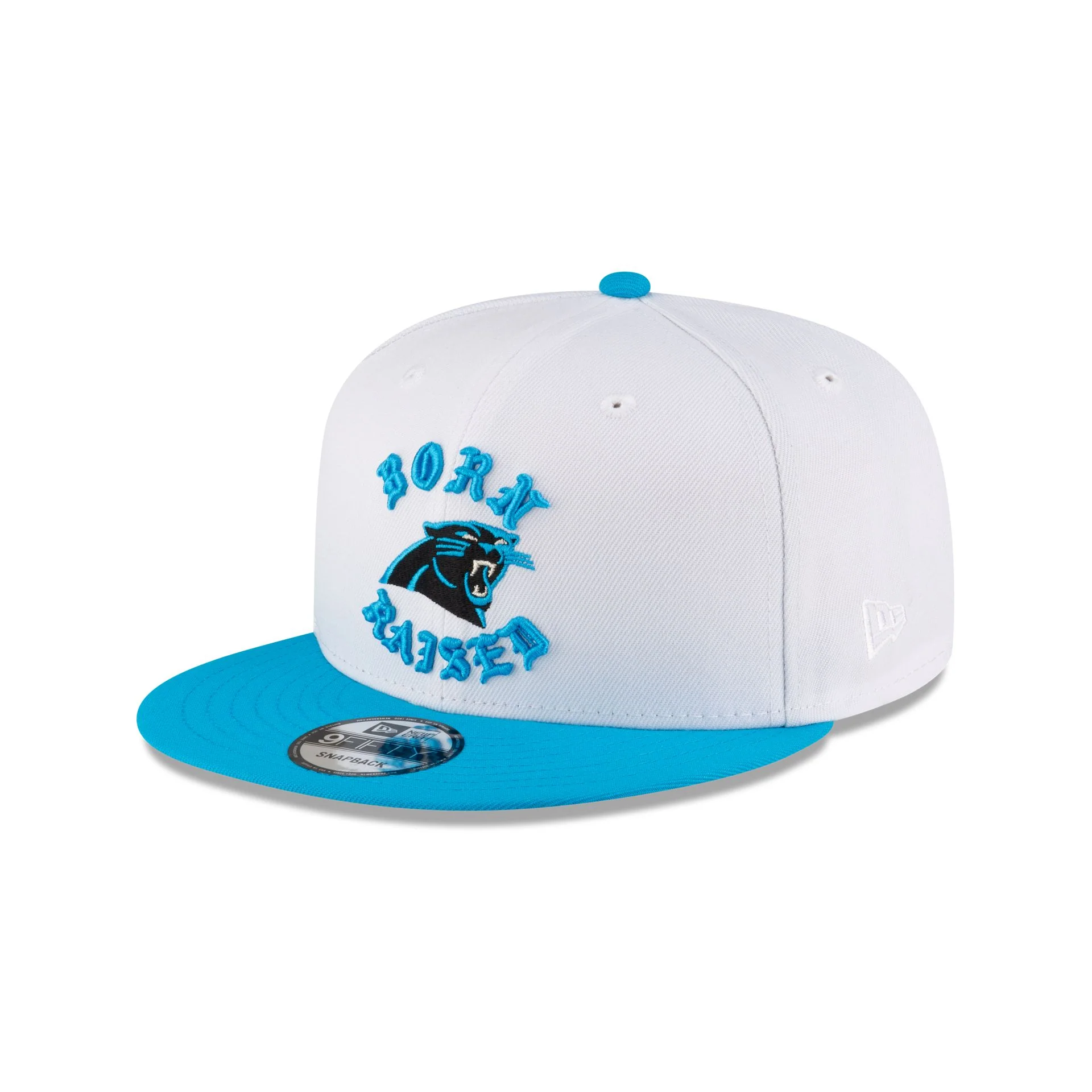 Born x Raised Carolina Panthers White 9FIFTY Snapback