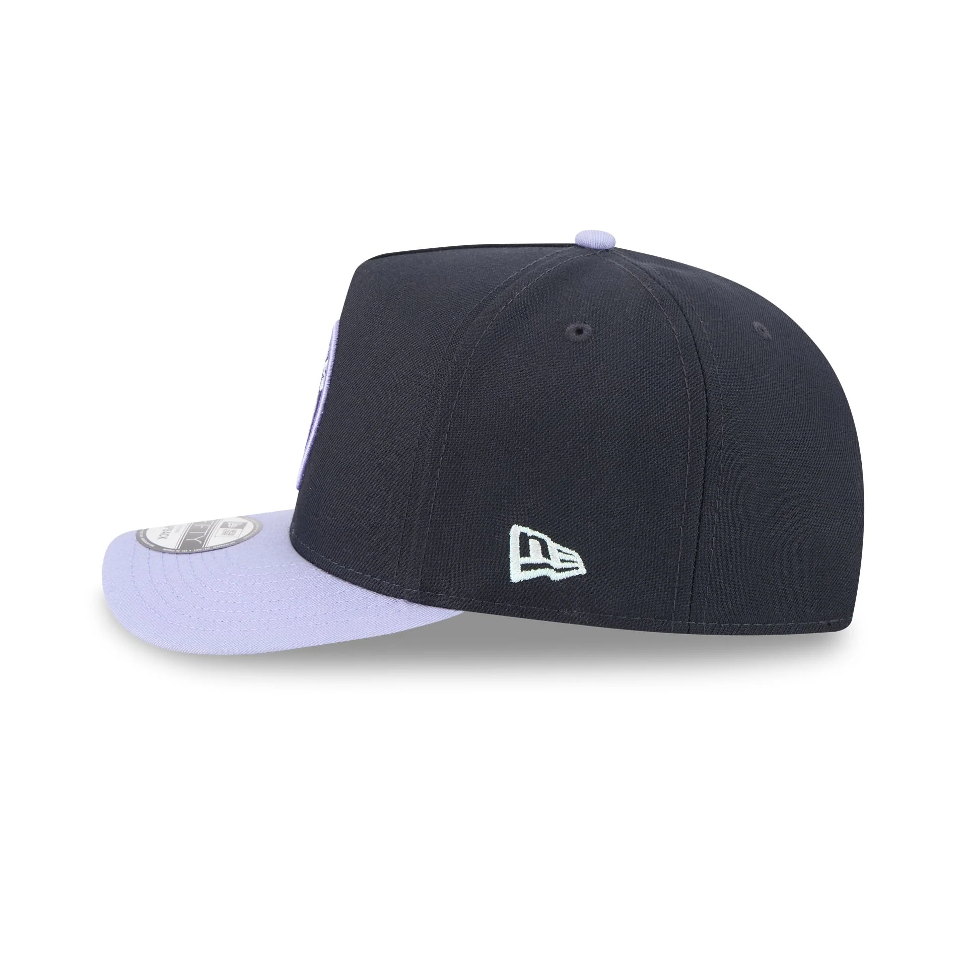 Los Angeles Clippers Navy Lavender 9FIFTY A-Frame Snapback Hat