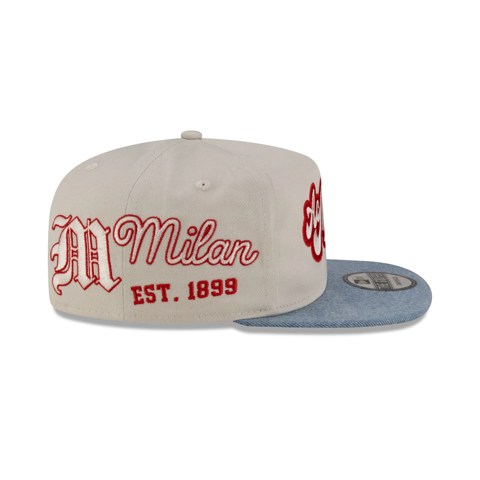 AC Milan Denim Visor Golfer Hat