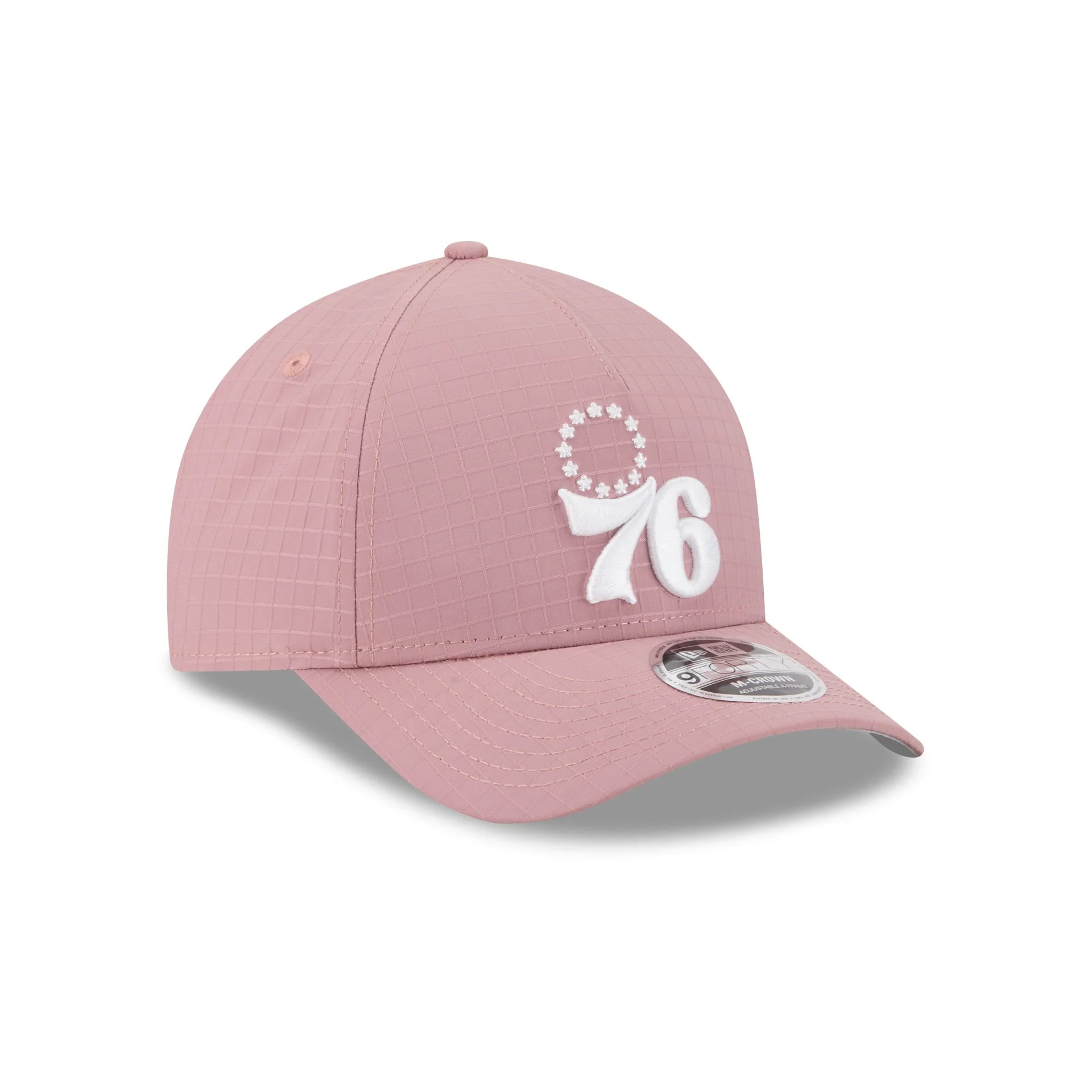 Philadelphia 76ers Pink Ripstop 9FORTY M-Crown A-Frame Snapback Hat
