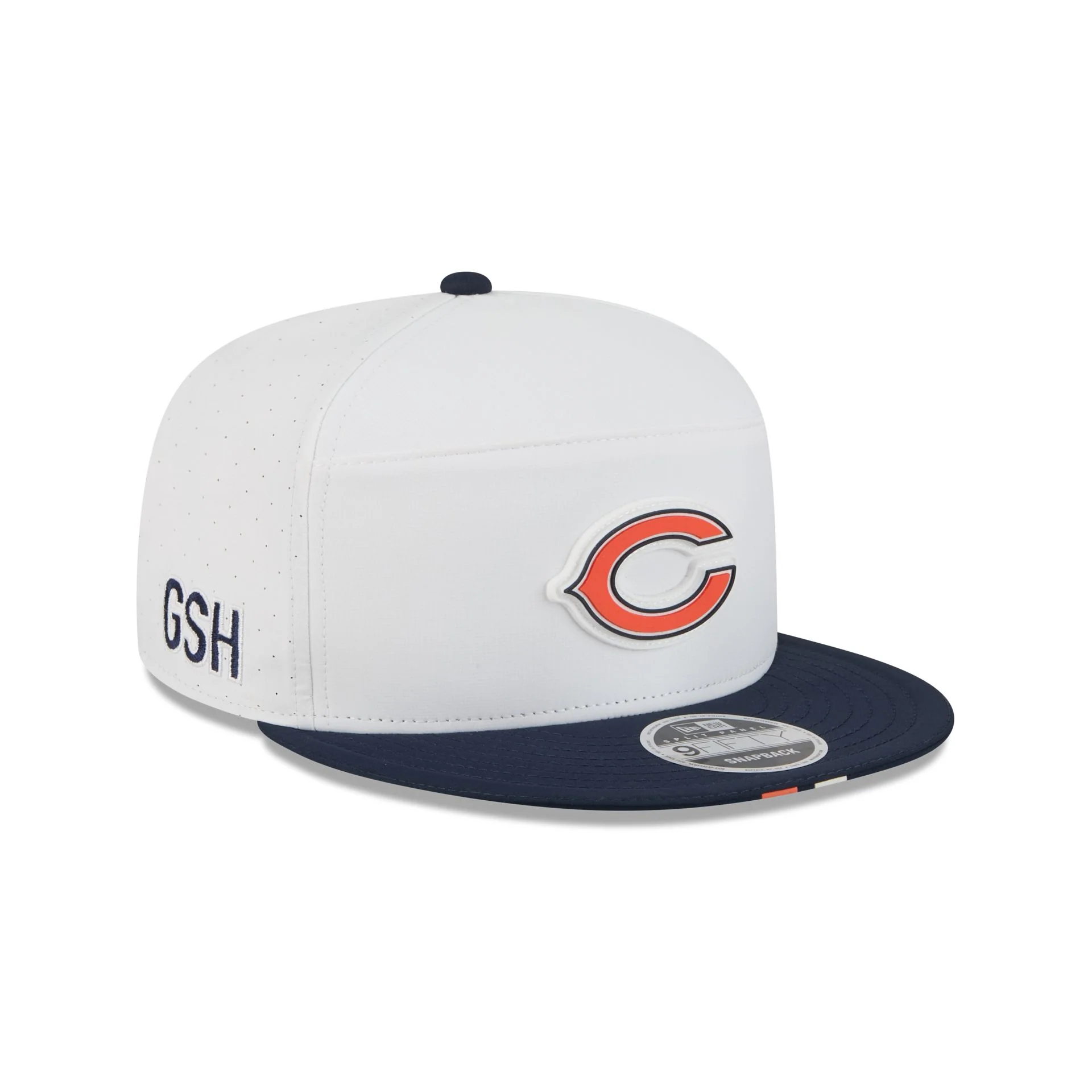 Chicago Bears 2025 Training Split Panel 9FIFTY Snapback Hat