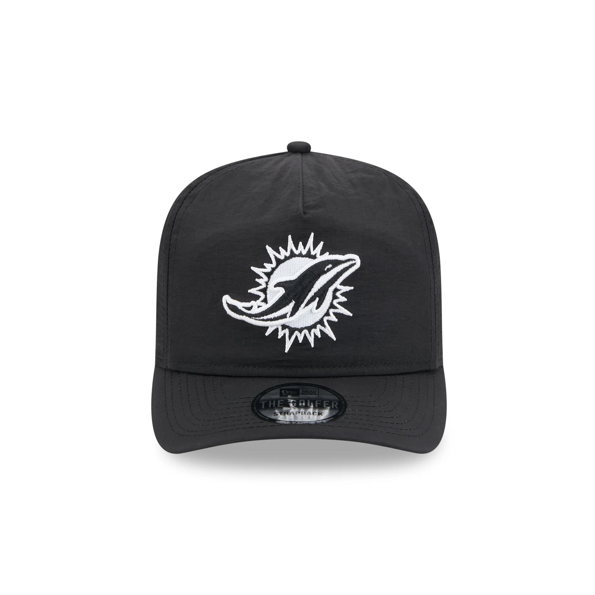 Miami Dolphins Everyday Nylon Black Golfer Hat