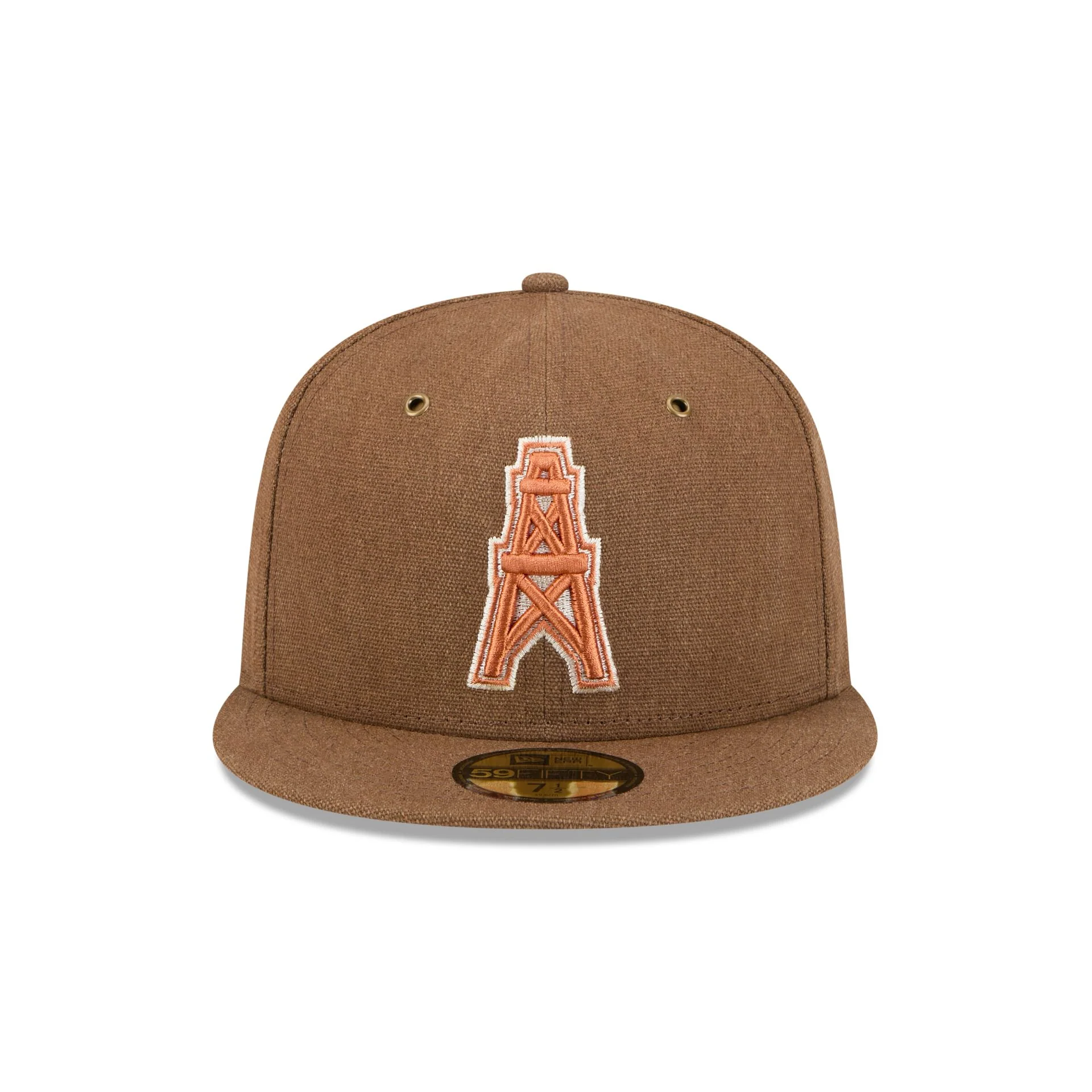 Oilers Antique Plaid 59FIFTY Fitted Hat