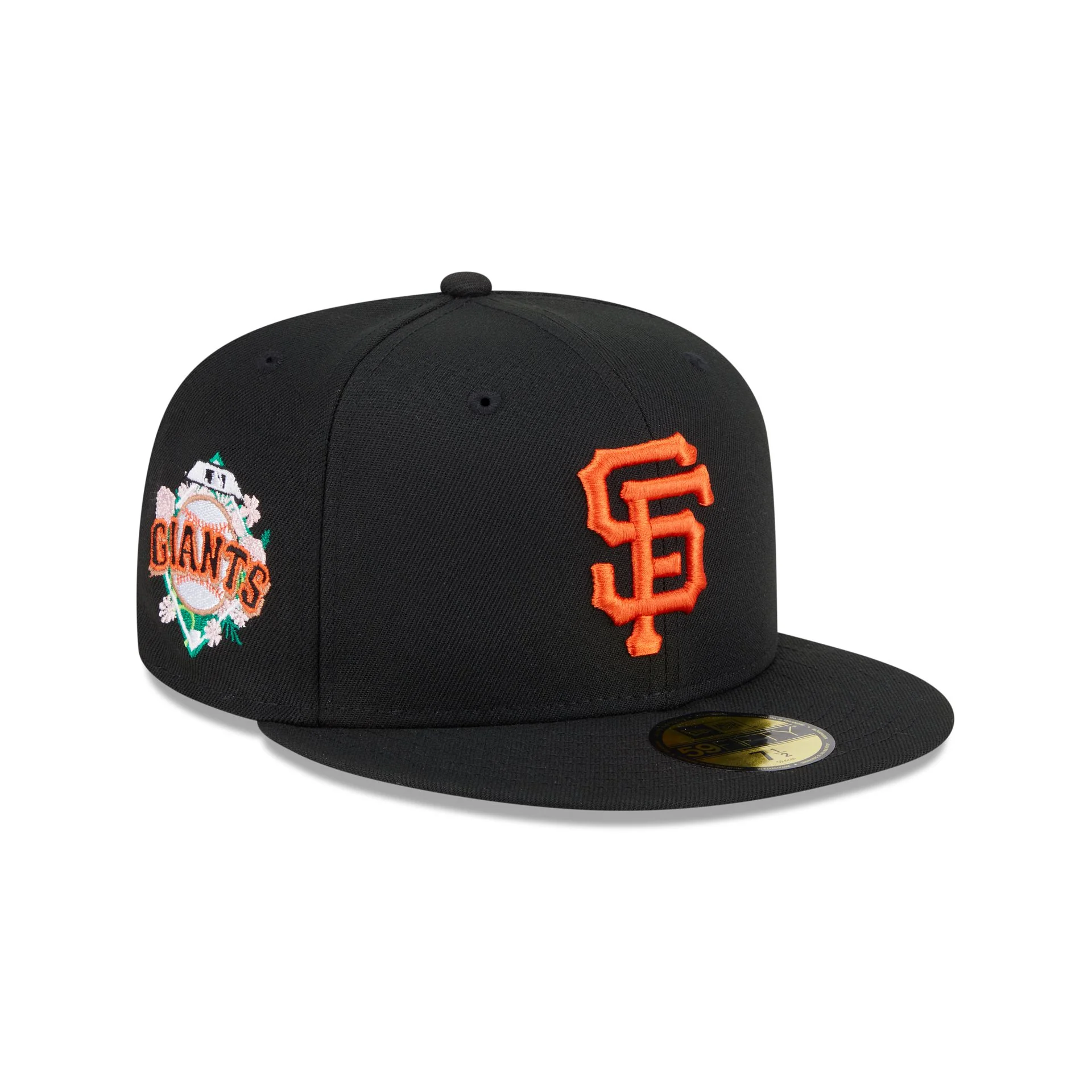 San Francisco Giants Floral Undervisor 59FIFTY Fitted Hat