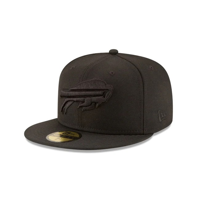 Buffalo Bills Basic Black On Black 59FIFTY Fitted Hat