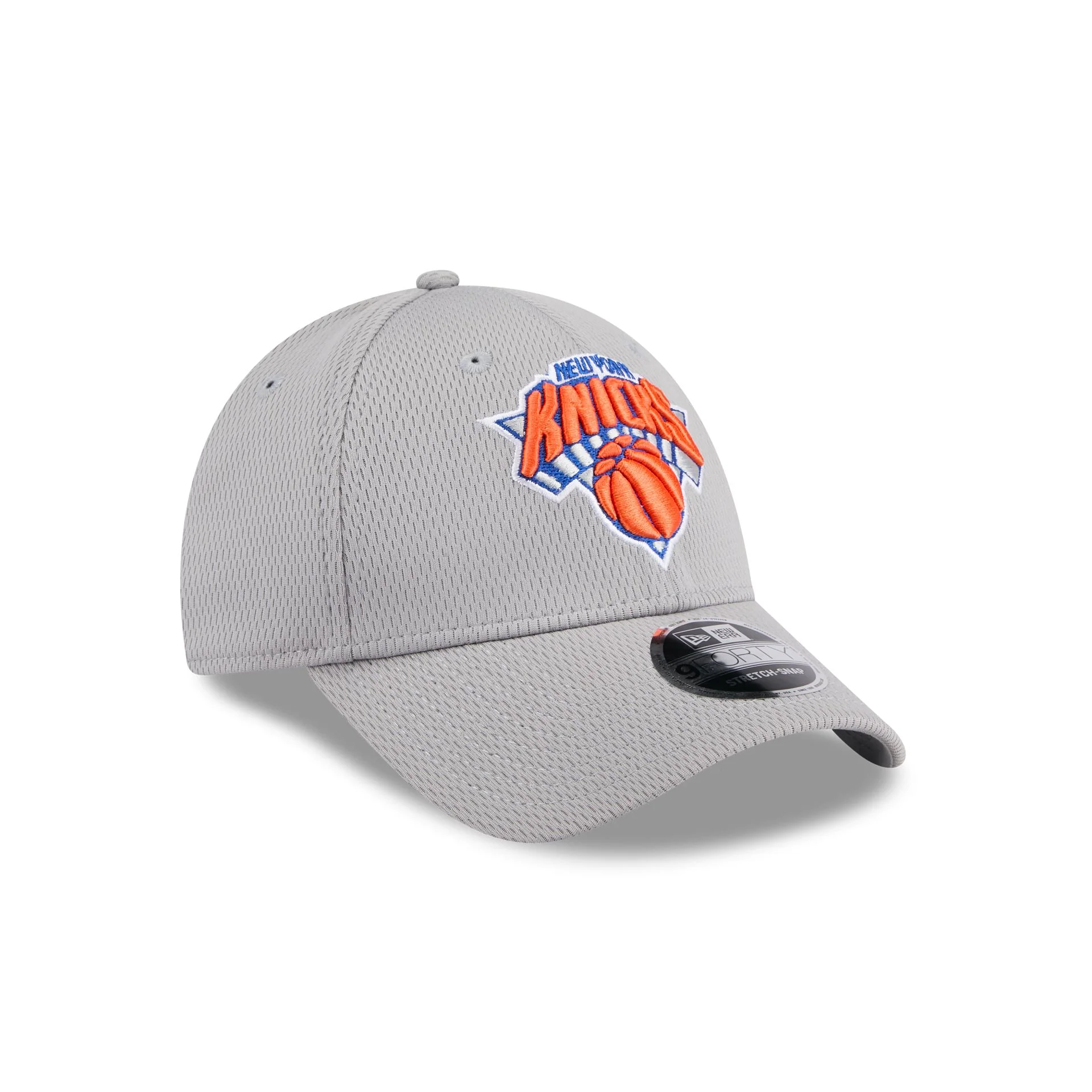 New York Knicks Gray 9FORTY Stretch-Snap Hat