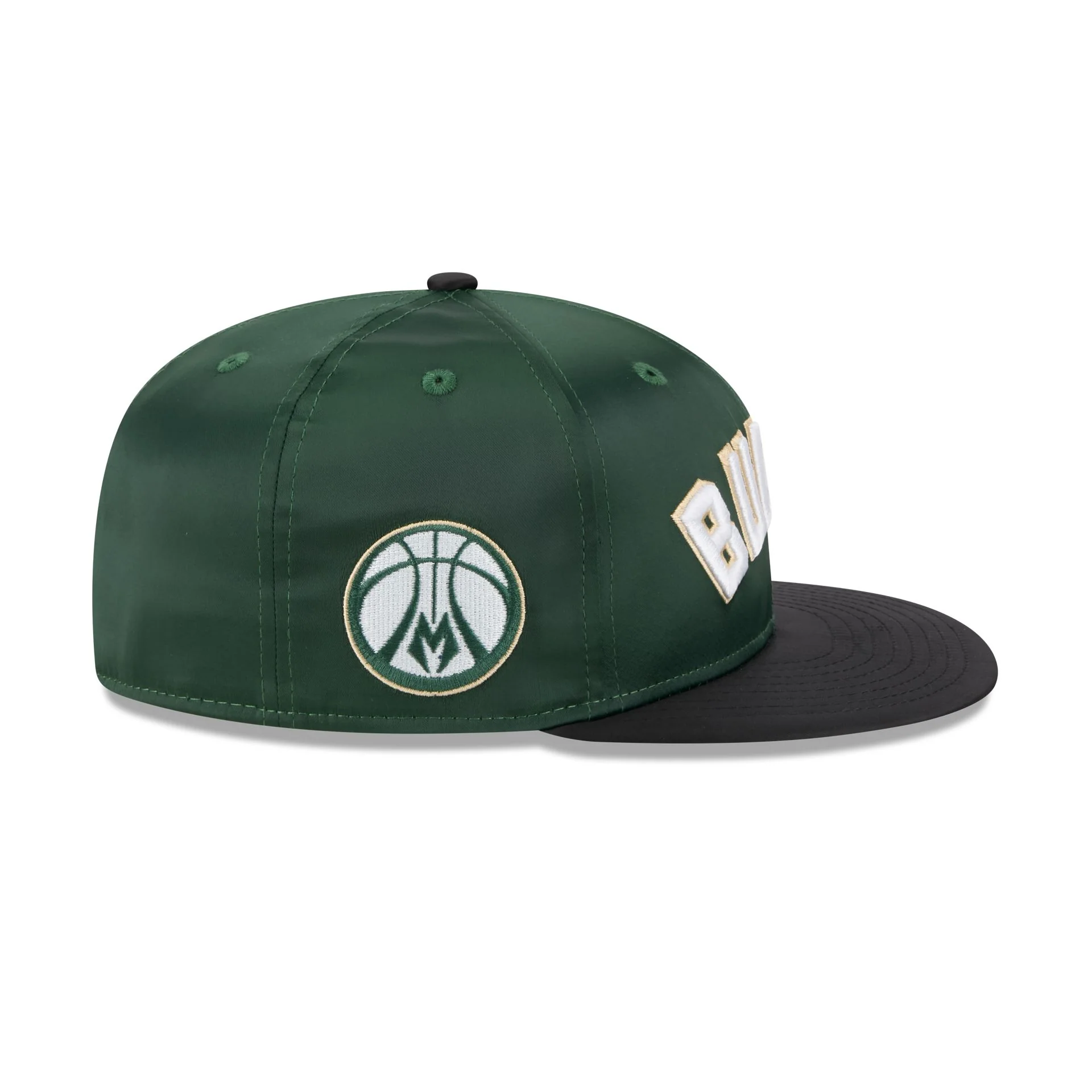 Milwaukee Bucks Spring Satin 59FIFTY Fitted Hat