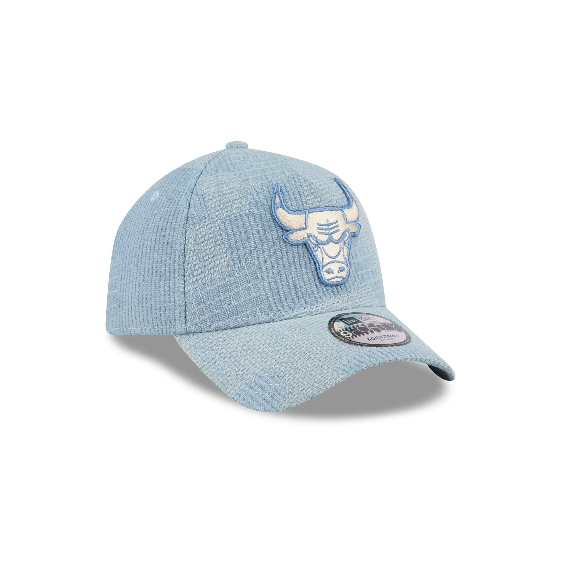Chicago Bulls Logo Essentials Denim 9FORTY A-Frame Snapback Hat