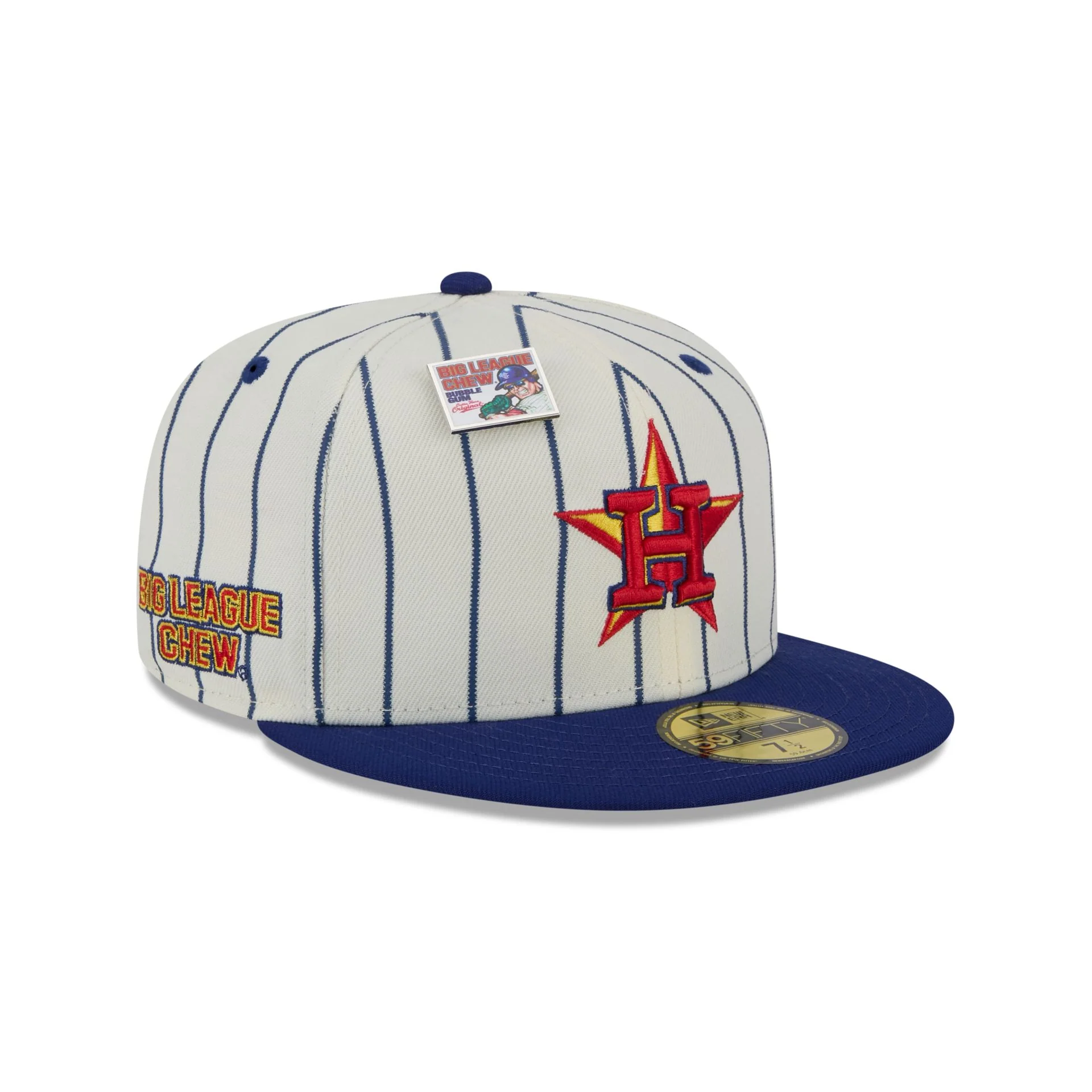 Big League Chew X Houston Astros Pinstripe 59FIFTY Fitted Hat