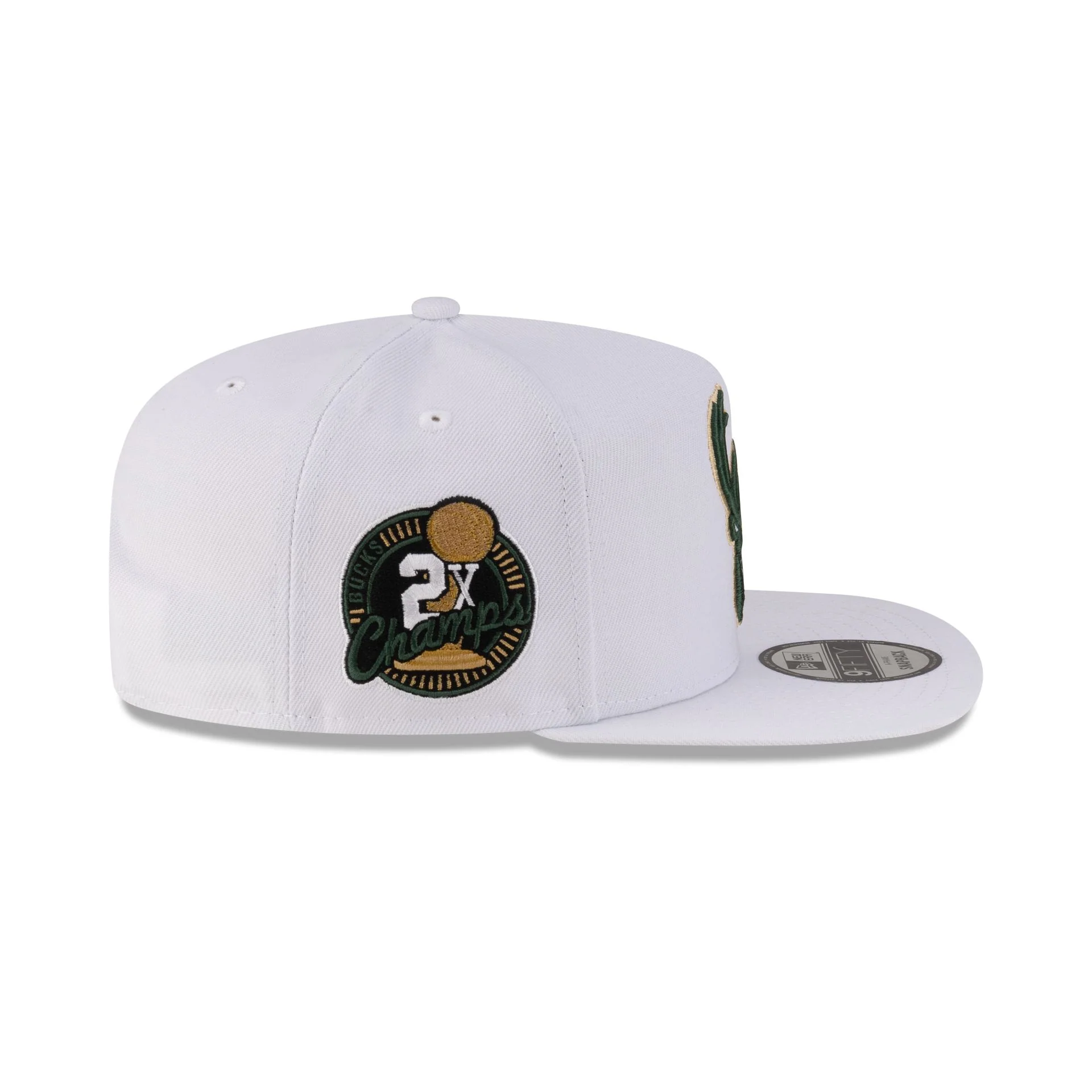 Milwaukee Bucks Champions 9FIFTY A-Frame Snapback Hat