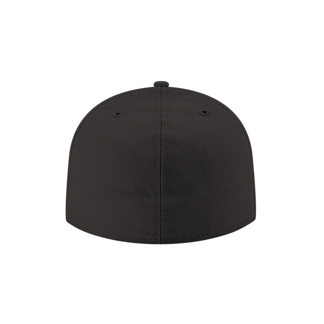 Los Angeles Chargers Black On Black 59FIFTY Fitted Hat