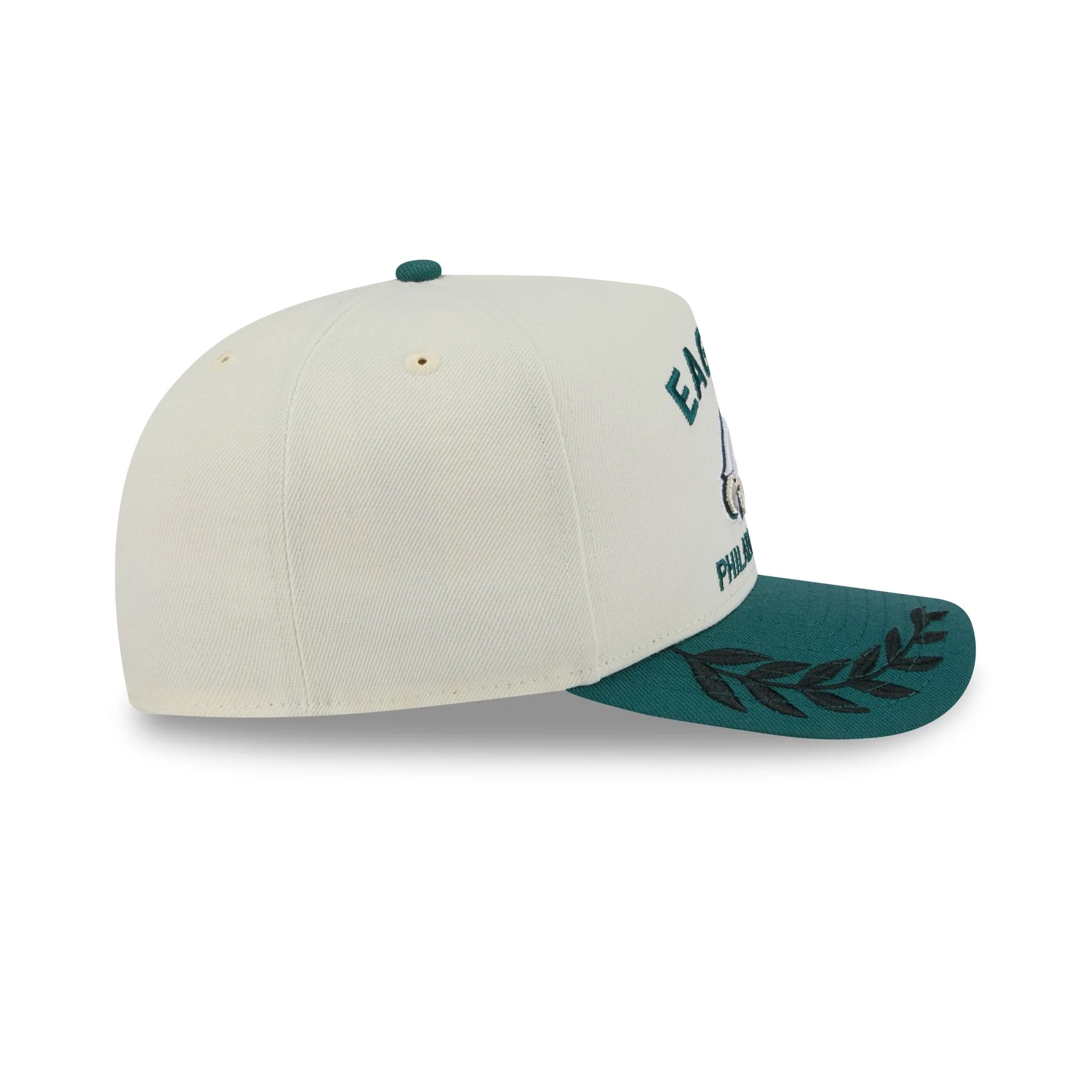 Philadelphia Eagles 2025 Draft Chrome White 59FIFTY A-Frame Fitted Hat