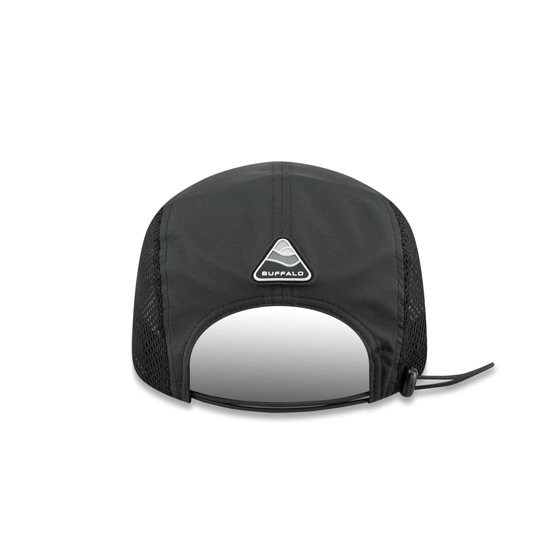 Buffalo Bills Black Poly Runner Adjustable Hat