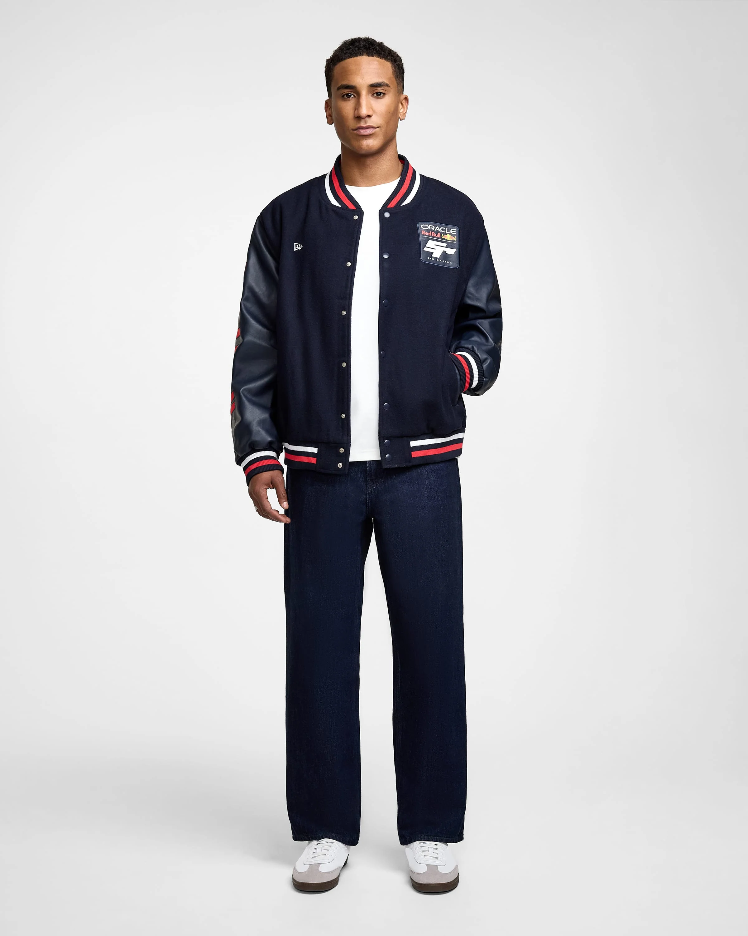 Oracle Red Bull Sim Racing Wool Varsity Jacket