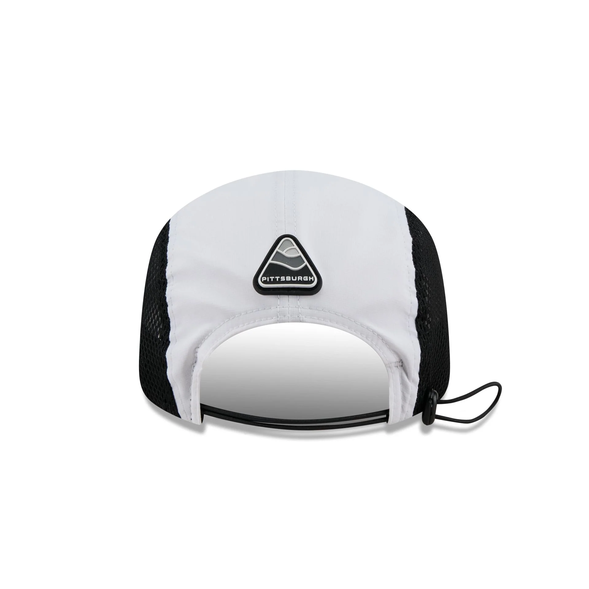 Pittsburgh Steelers White Poly Runner Adjustable Hat