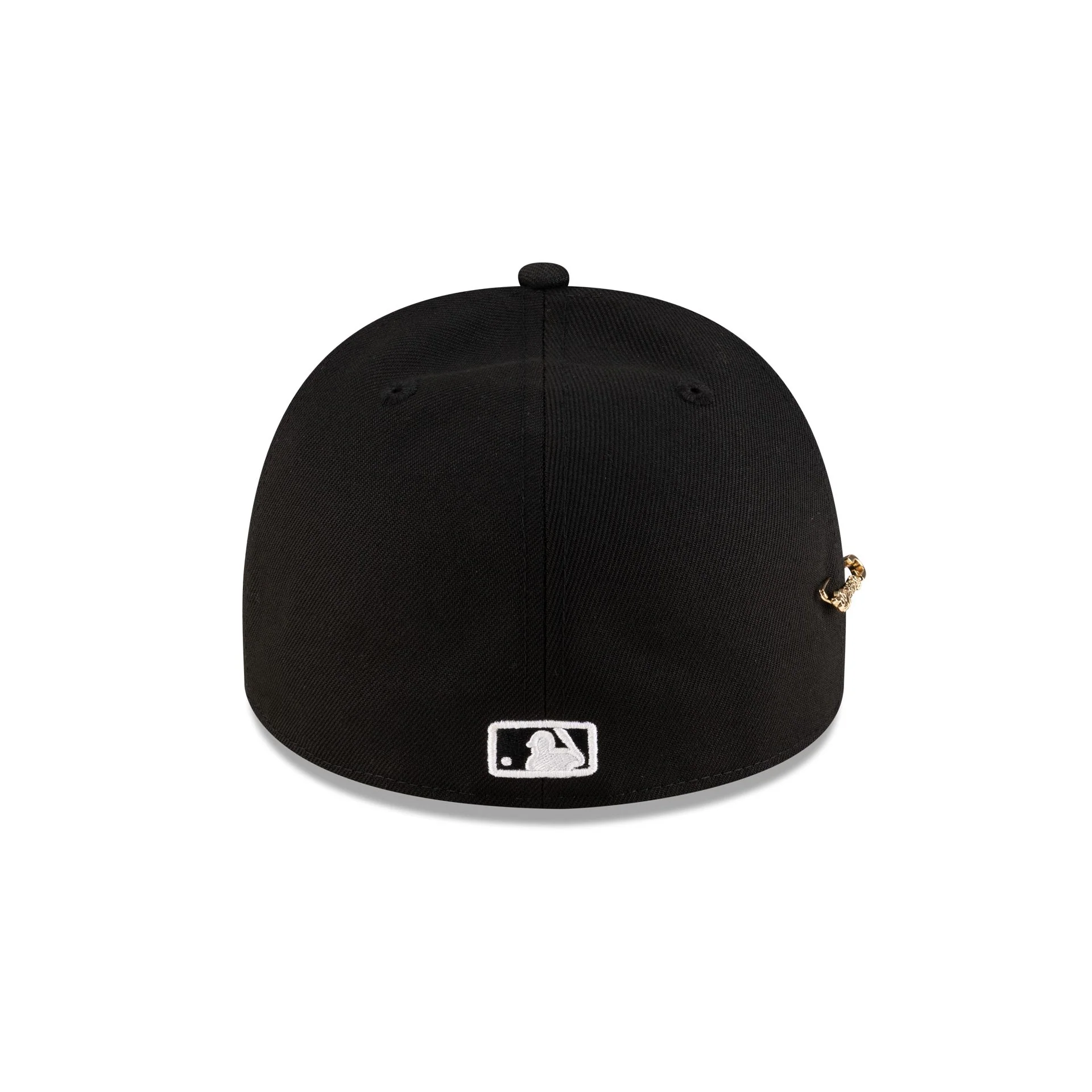Seattle Mariners Black Script Safety Pin 59FIFTY A-Frame Fitted Hat