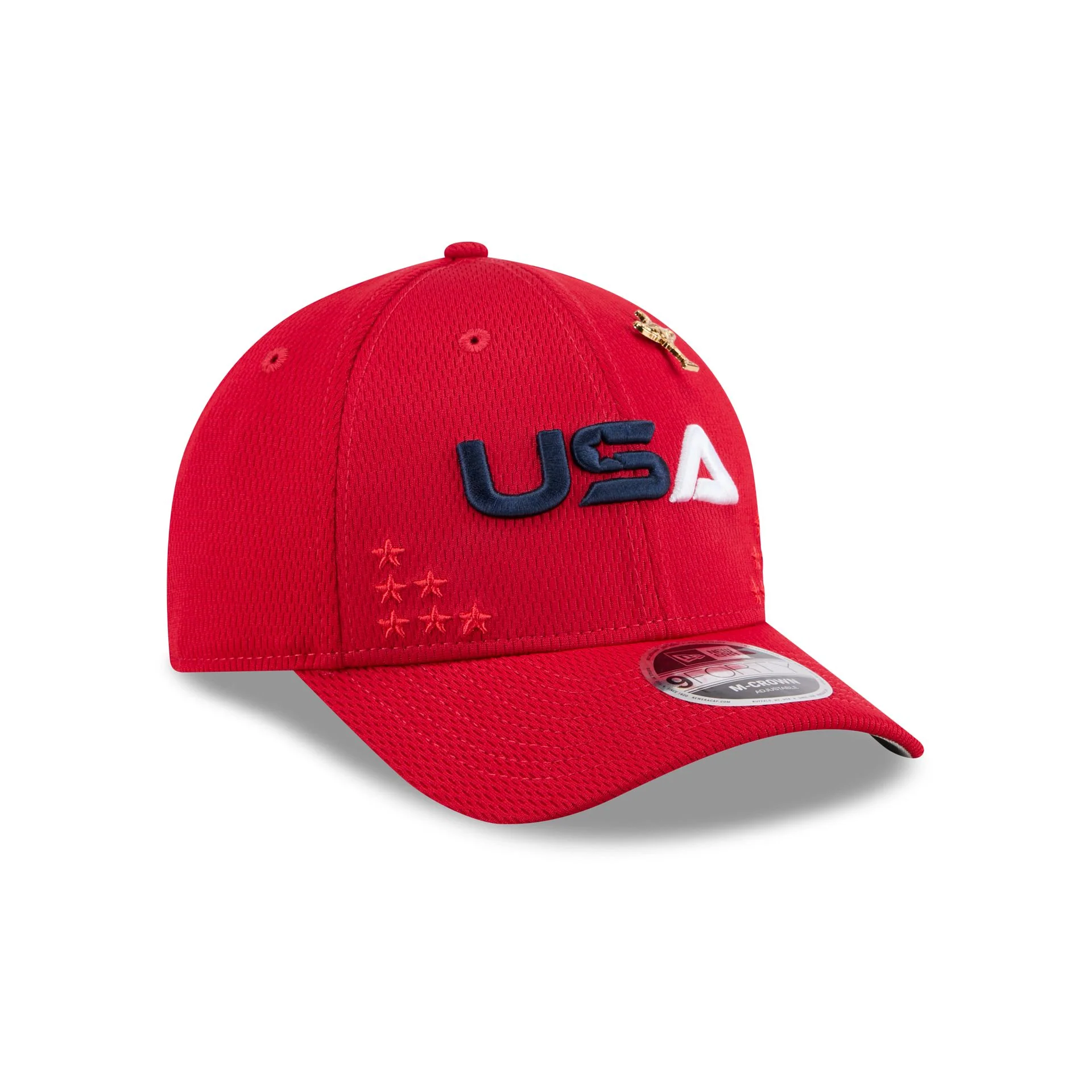 2025 Ryder Cup Team USA Red 9FORTY M-Crown Snapback Hat