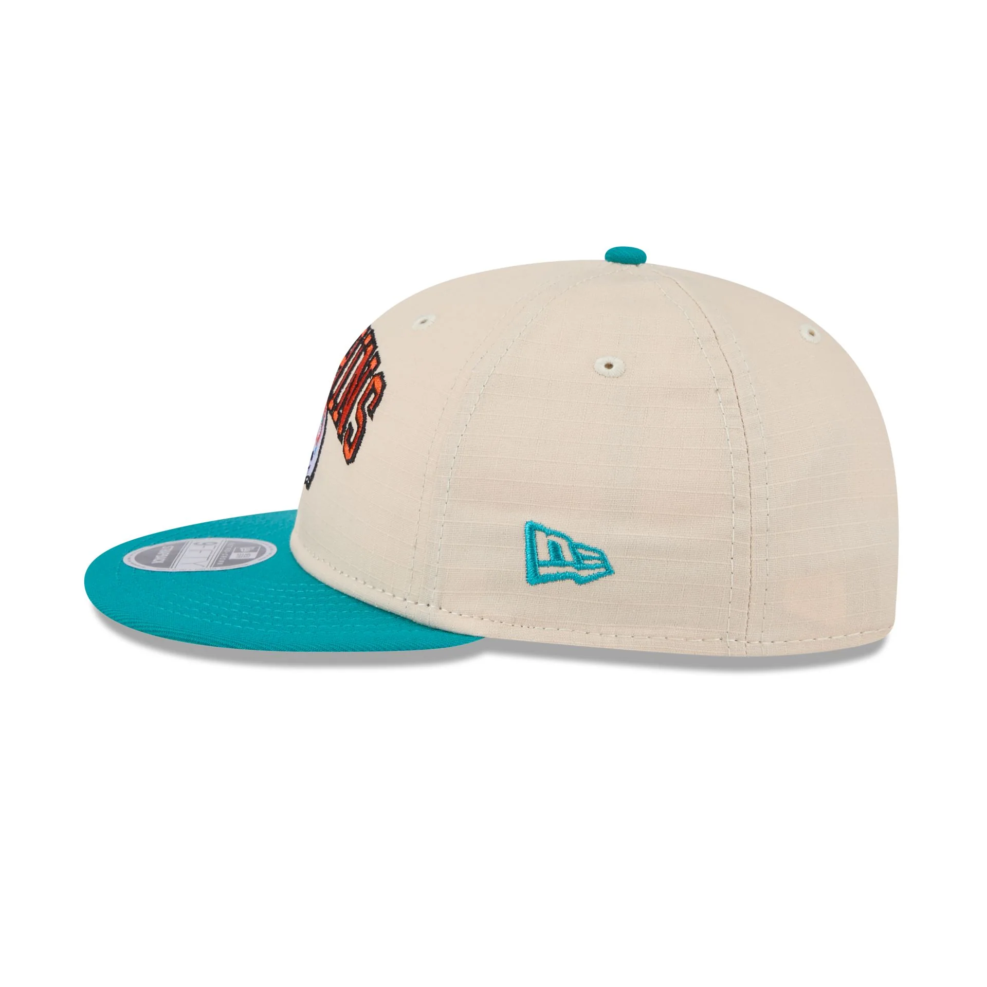 Miami Dolphins Historic Helmet Retro Crown 9FIFTY Snapback Hat