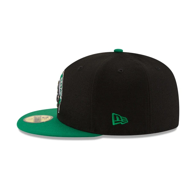 Boston Celtics 2Tone Black 59FIFTY Fitted Hat