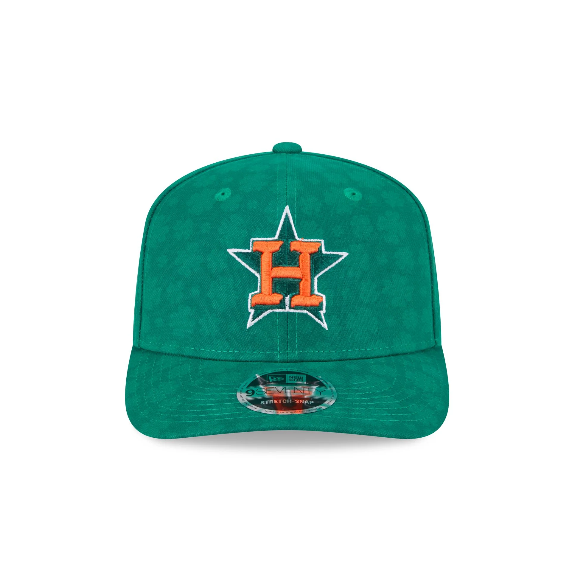 Houston Astros St. Patrick's Day 2025 9SEVENTY Stretch-Snap Hat