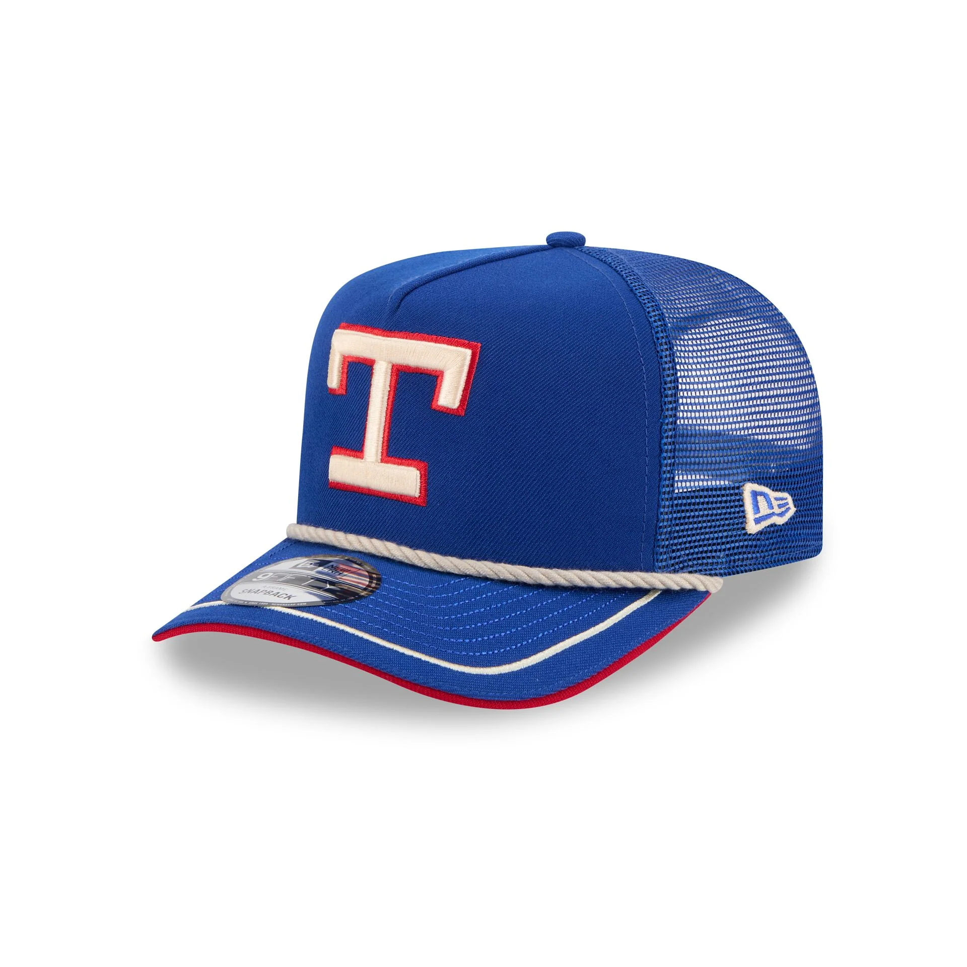 Texas Rangers Vintage Team Rope 9FIFTY A-Frame Trucker
