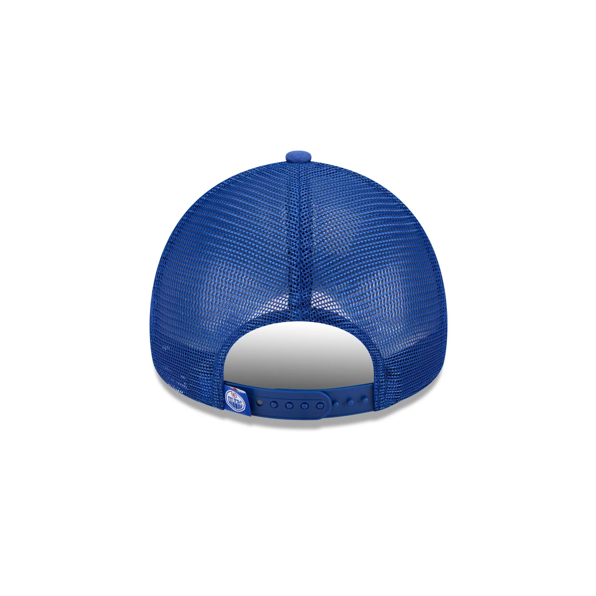 Edmonton Oilers Distressed 9FORTY A-Frame Trucker Hat