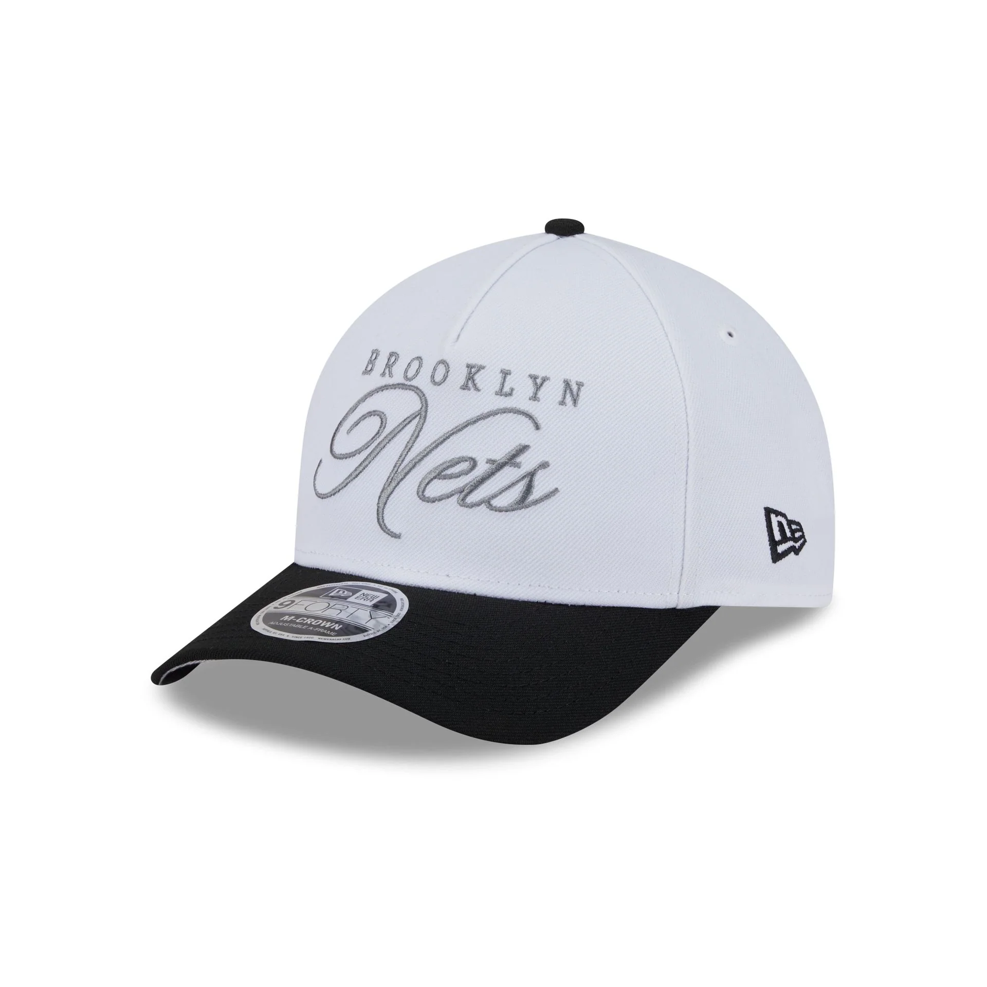 Brooklyn Nets 2025 Draft 9FORTY M-Crown A-Frame Snapback Hat