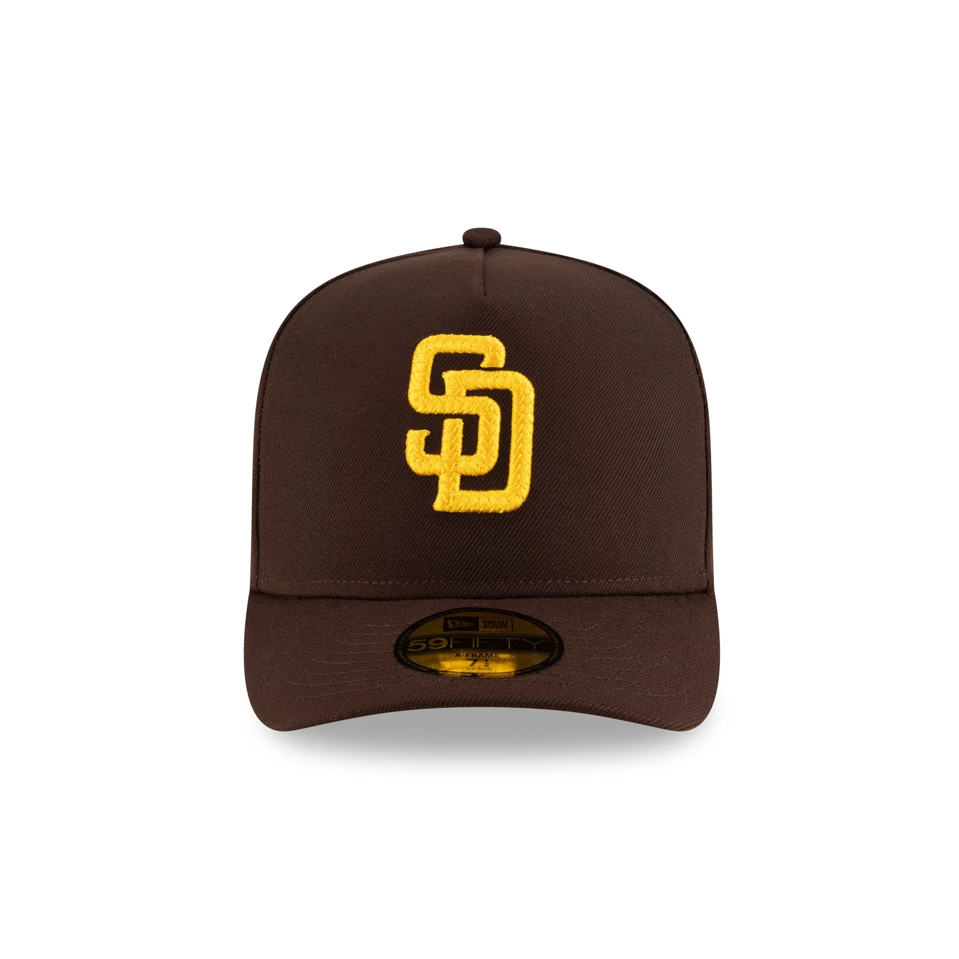 San Diego Padres Script Safety Pin 59FIFTY A-Frame Fitted Hat