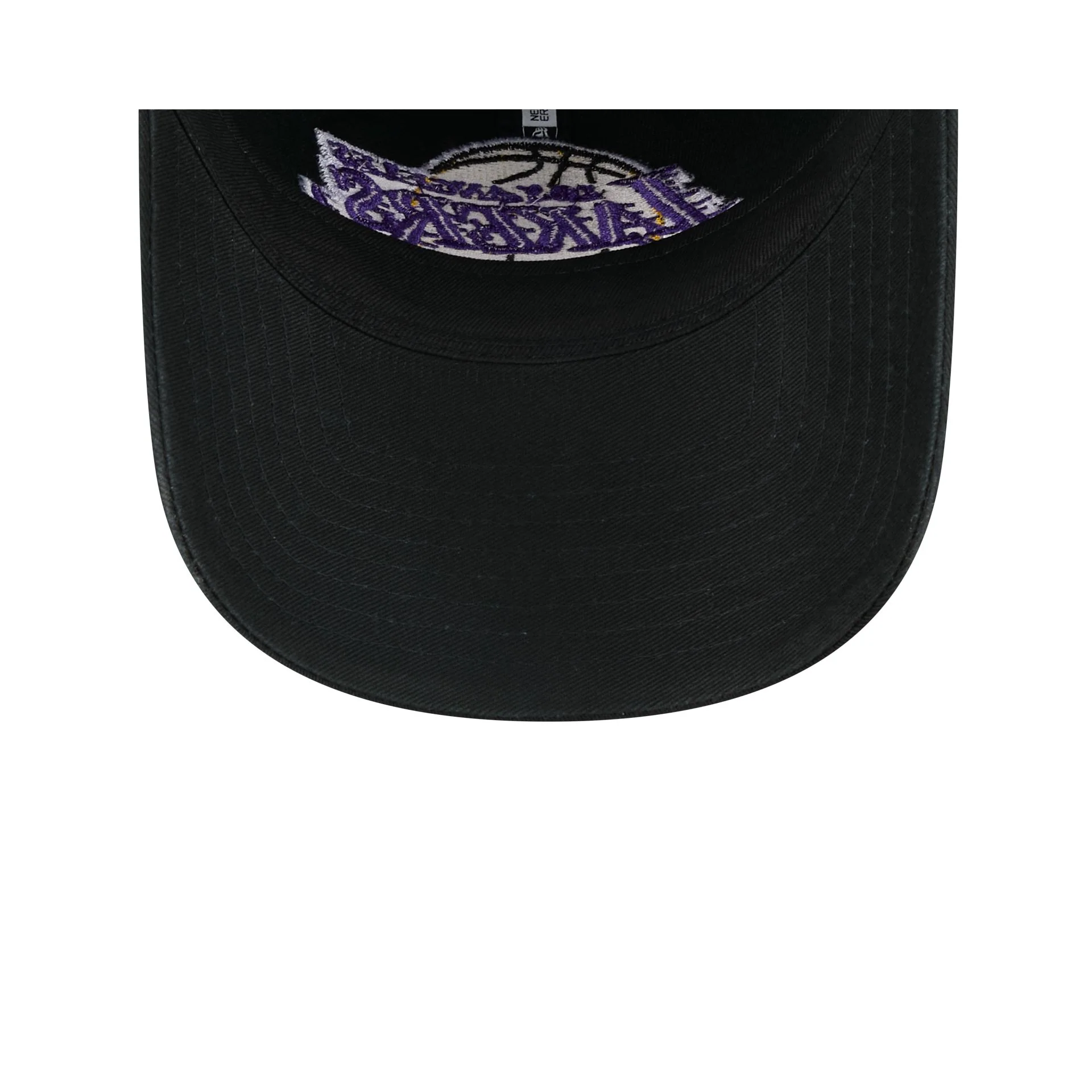 Los Angeles Lakers Black 9TWENTY Adjustable Hat