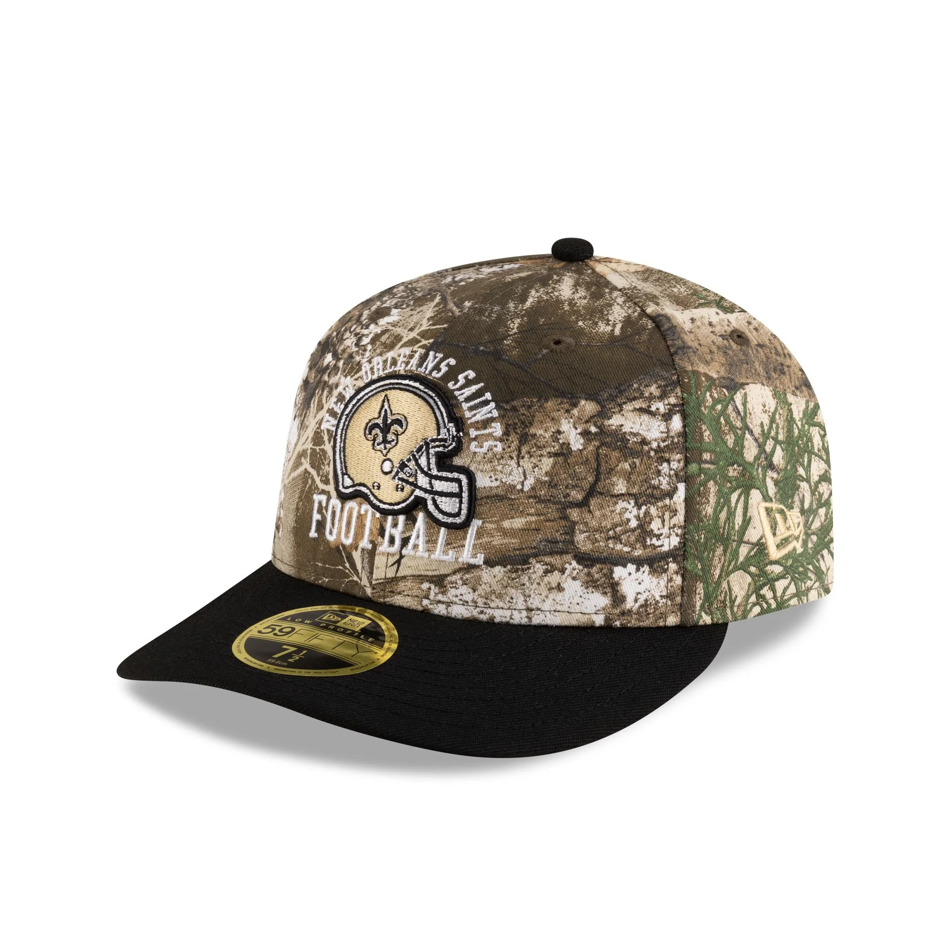 Just Caps Realtree New Orleans Saints Low Profile 59FIFTY Fitted Hat