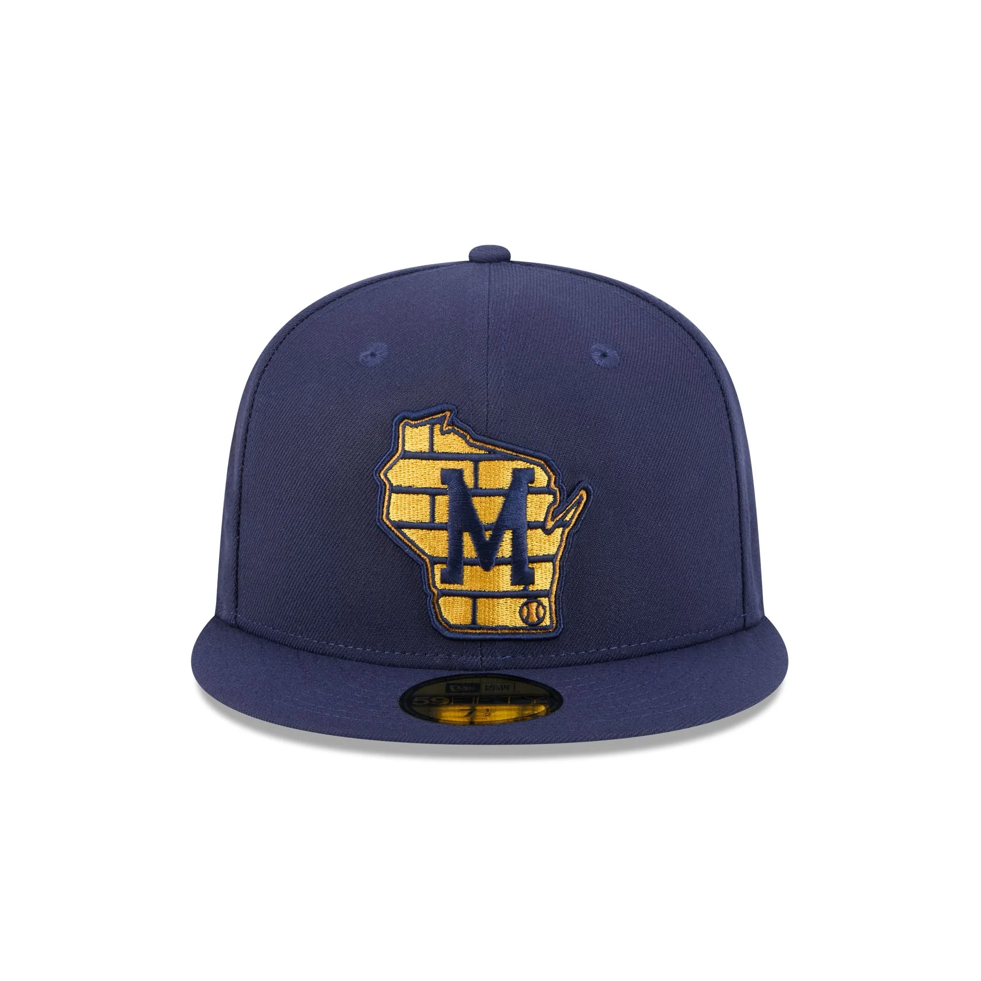 Milwaukee Brewers Blue Tartan 59FIFTY Fitted Hat
