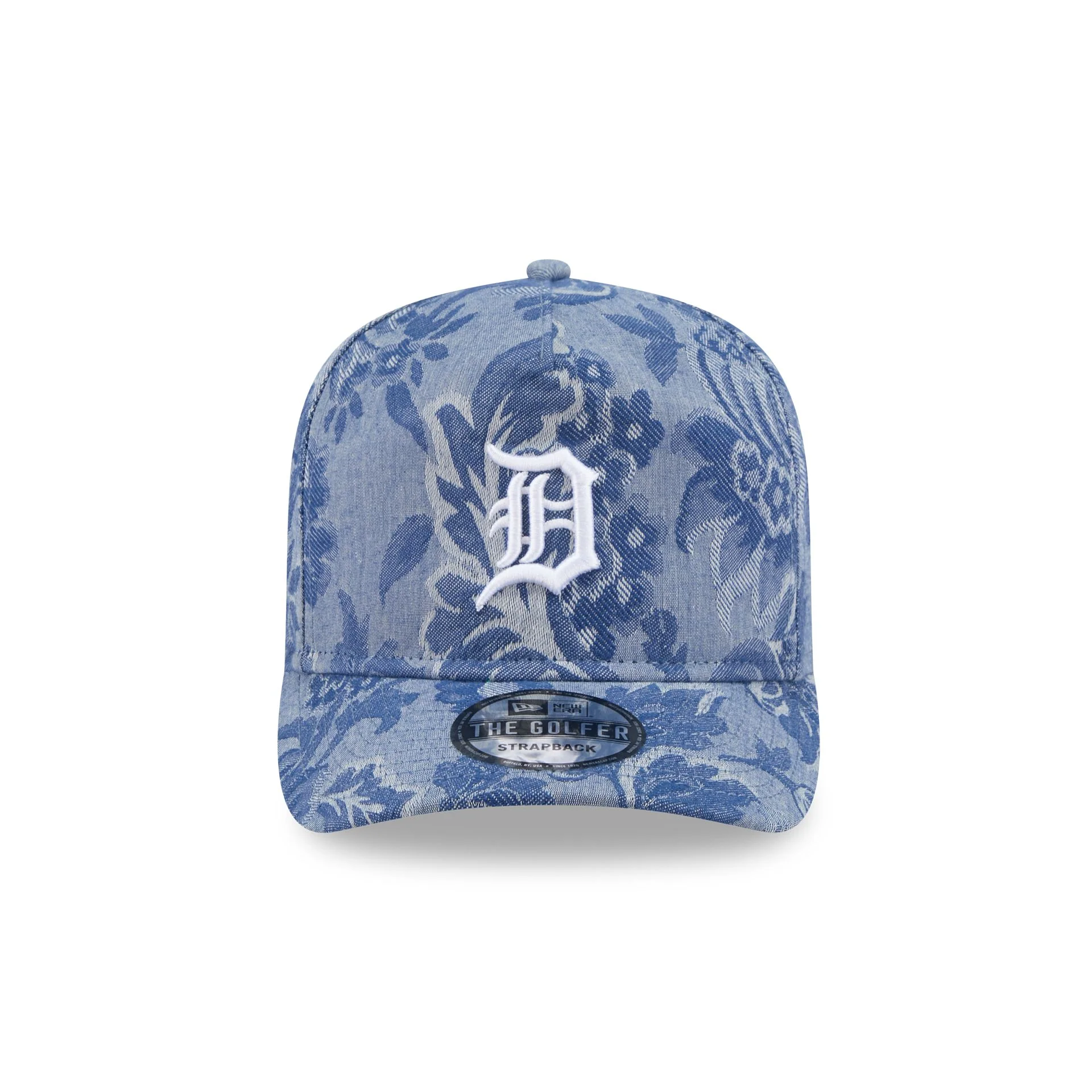 Detroit Tigers Denim Jacquard Golfer Hat