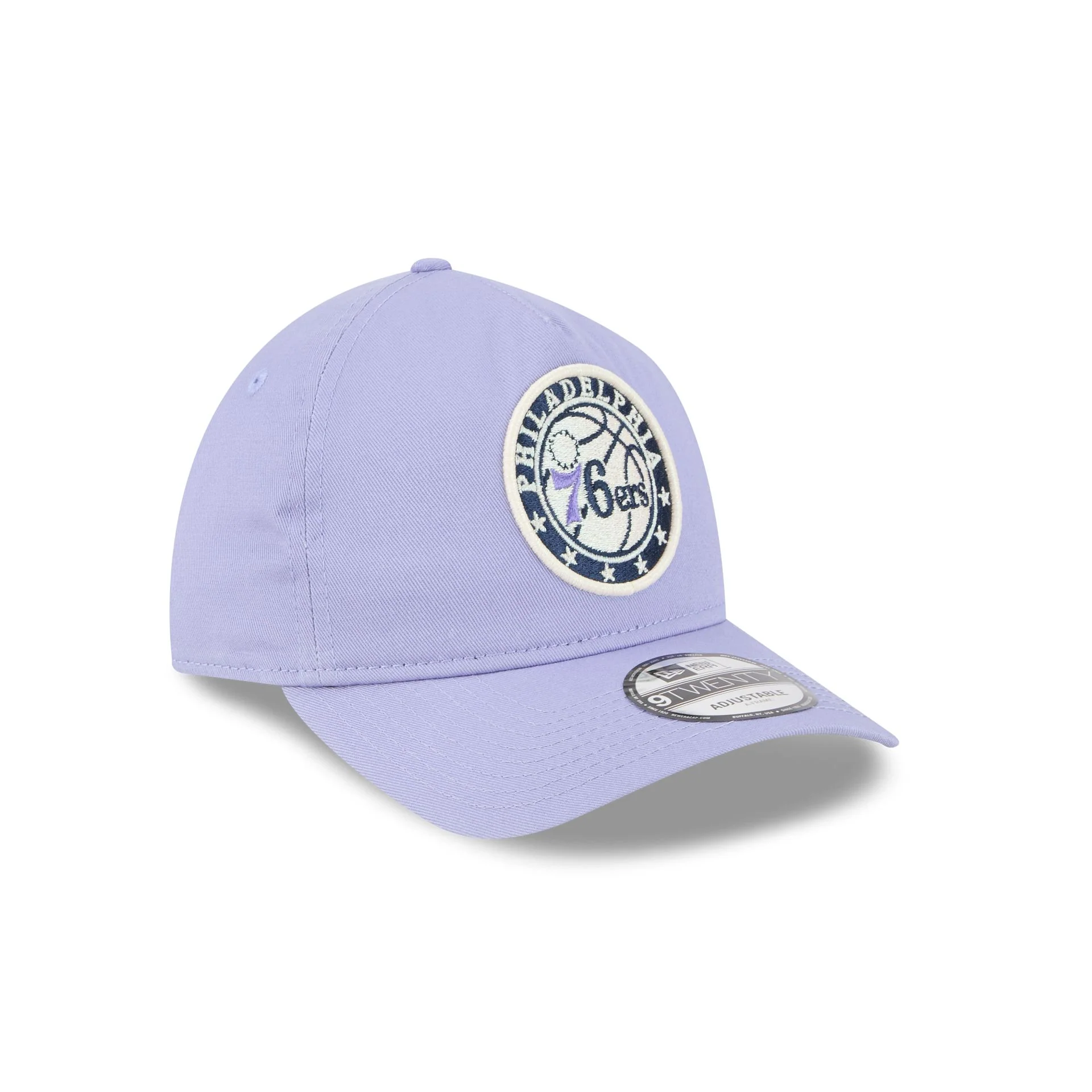 Philadelphia 76ers Lavender 9TWENTY A-Frame Adjustable Hat