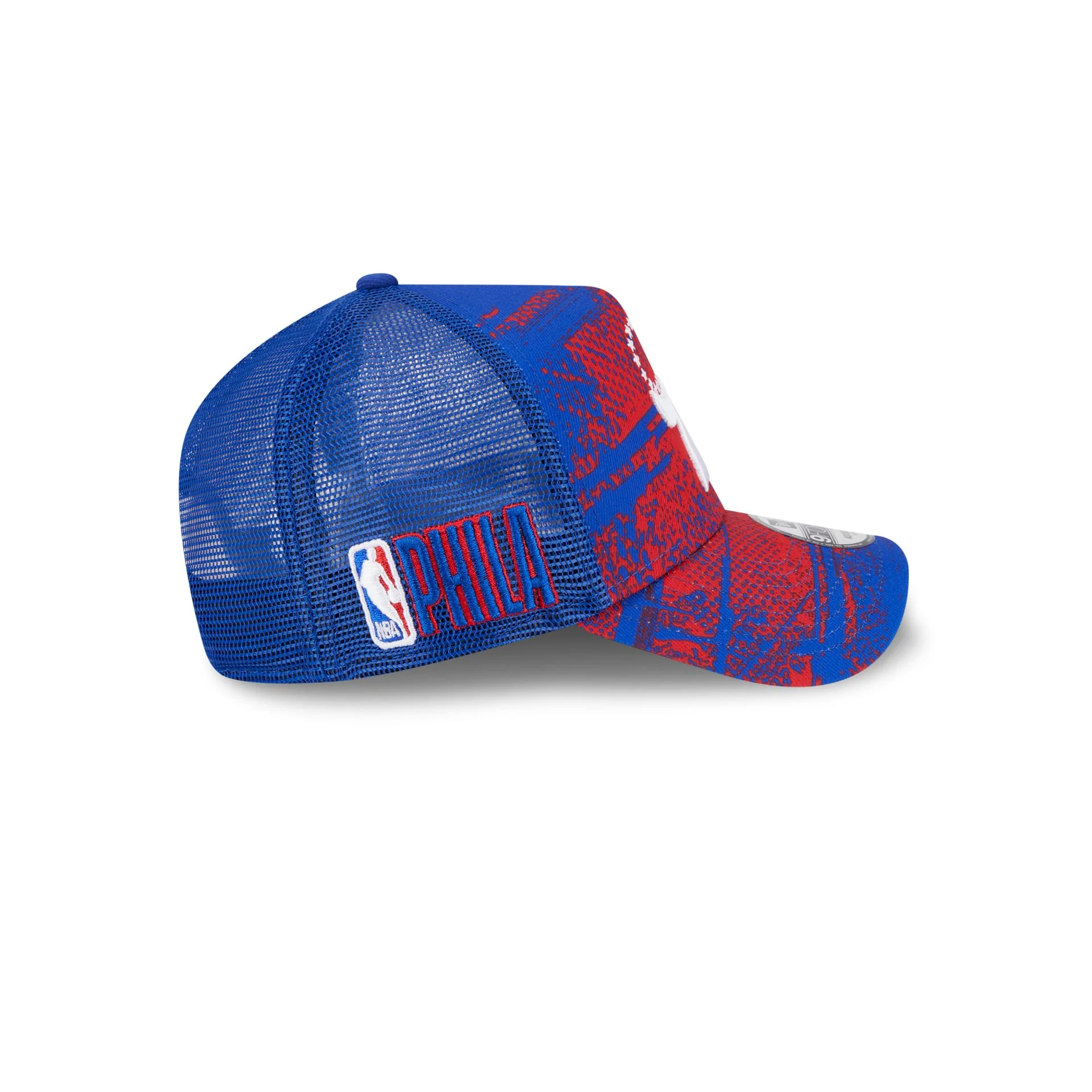 Philadelphia 76ers 2024 Tip-Off 9FORTY A-Frame Trucker Hat