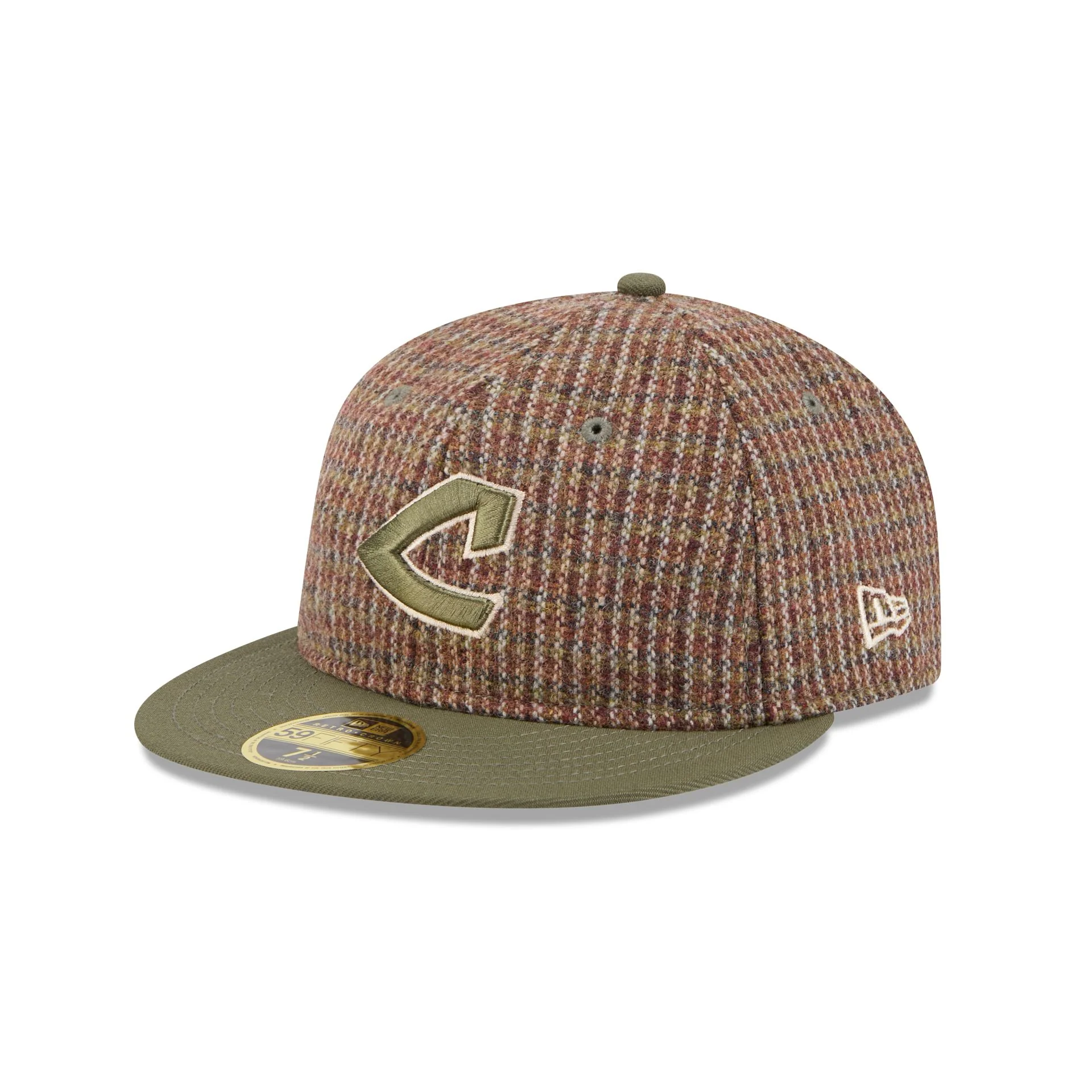 Just Caps Wool Logo Cleveland Guardians Retro Crown 59FIFTY Fitted Hat
