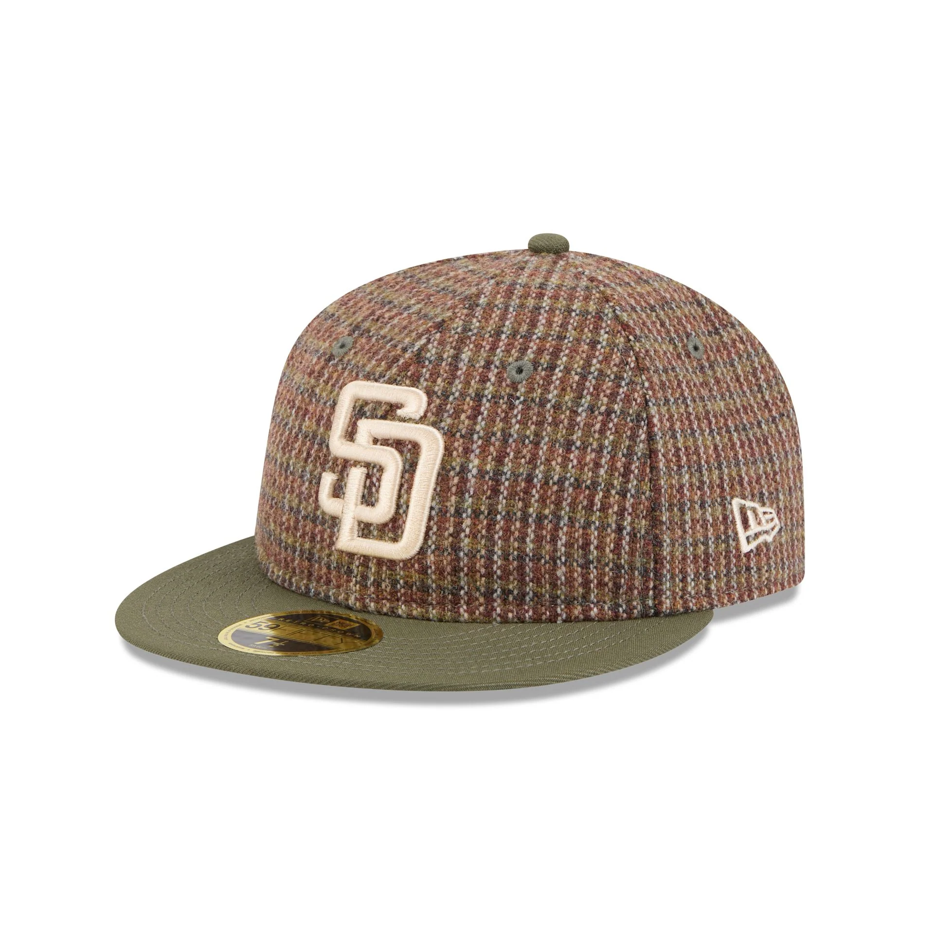 Just Caps Wool Logo San Diego Padres Retro Crown 59FIFTY Fitted Hat