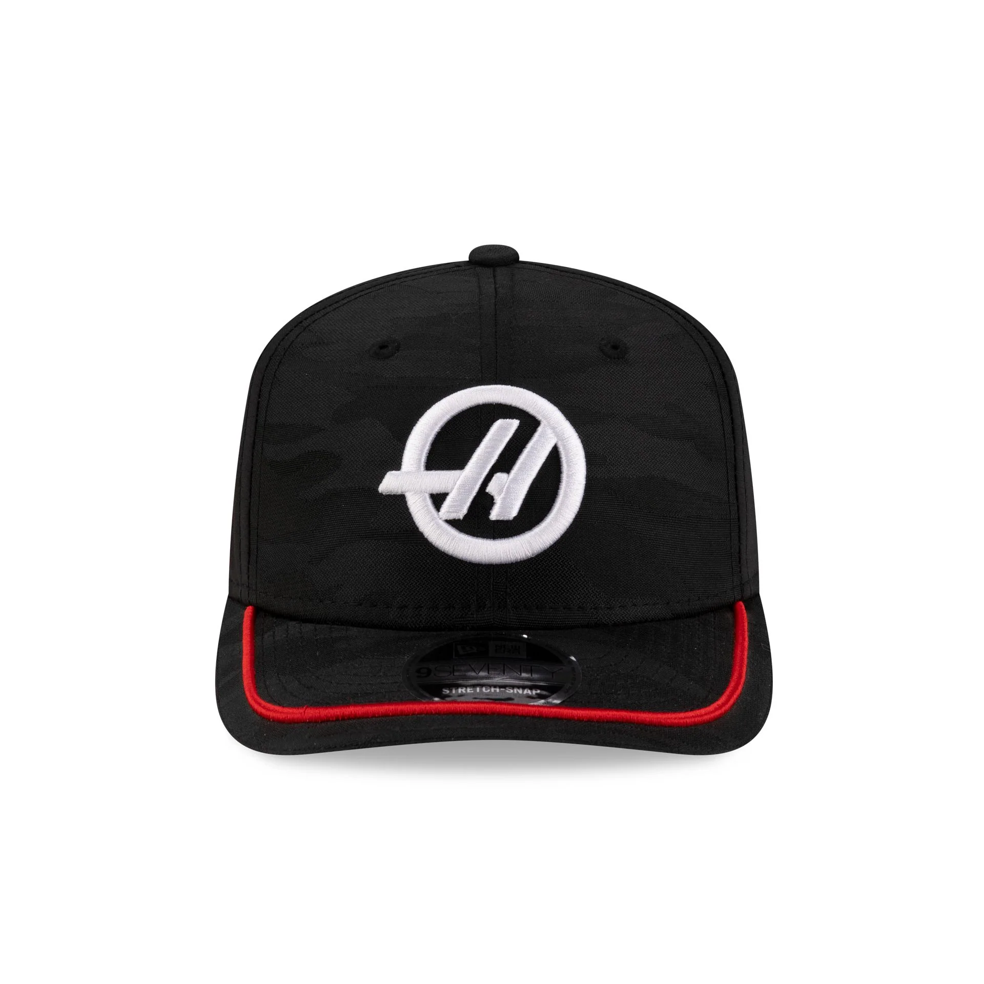MoneyGram Haas F1 Team Black Camo 9SEVENTY Stretch-Snap Hat