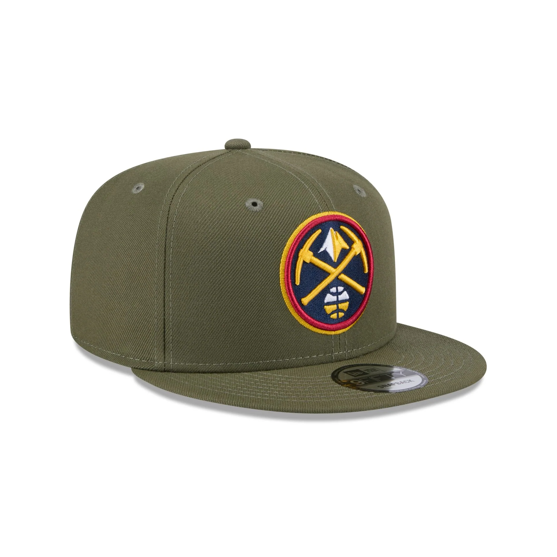 Denver Nuggets Olive 9FIFTY Snapback Hat