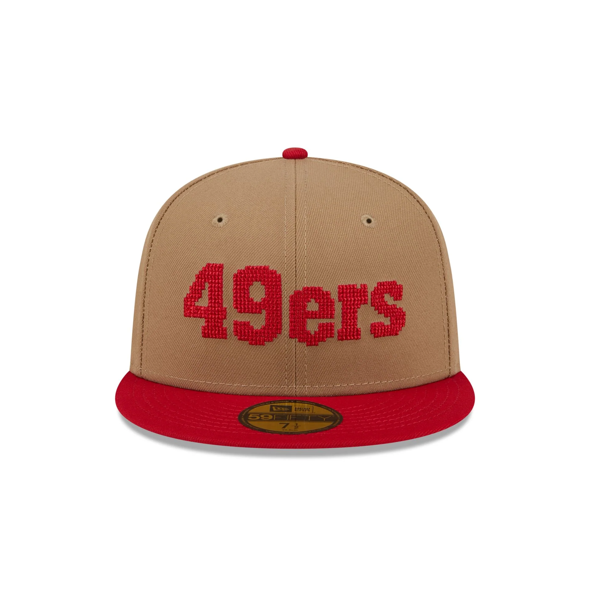 San Francisco 49ers Classic 8-Bit Wordmark 59FIFTY Fitted Hat