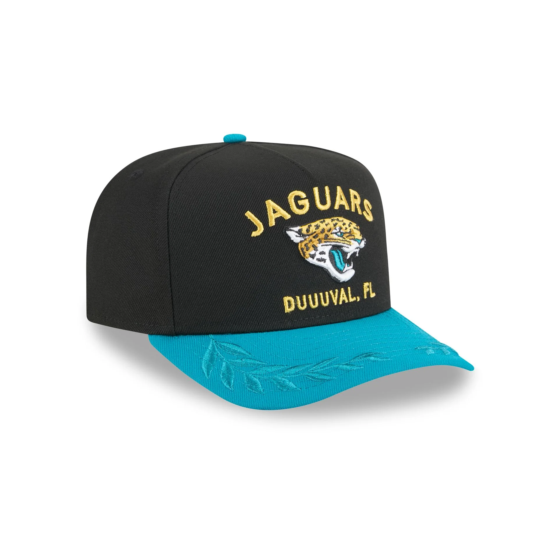 Jacksonville Jaguars 2025 Draft 9FIFTY A-Frame Snapback Hat