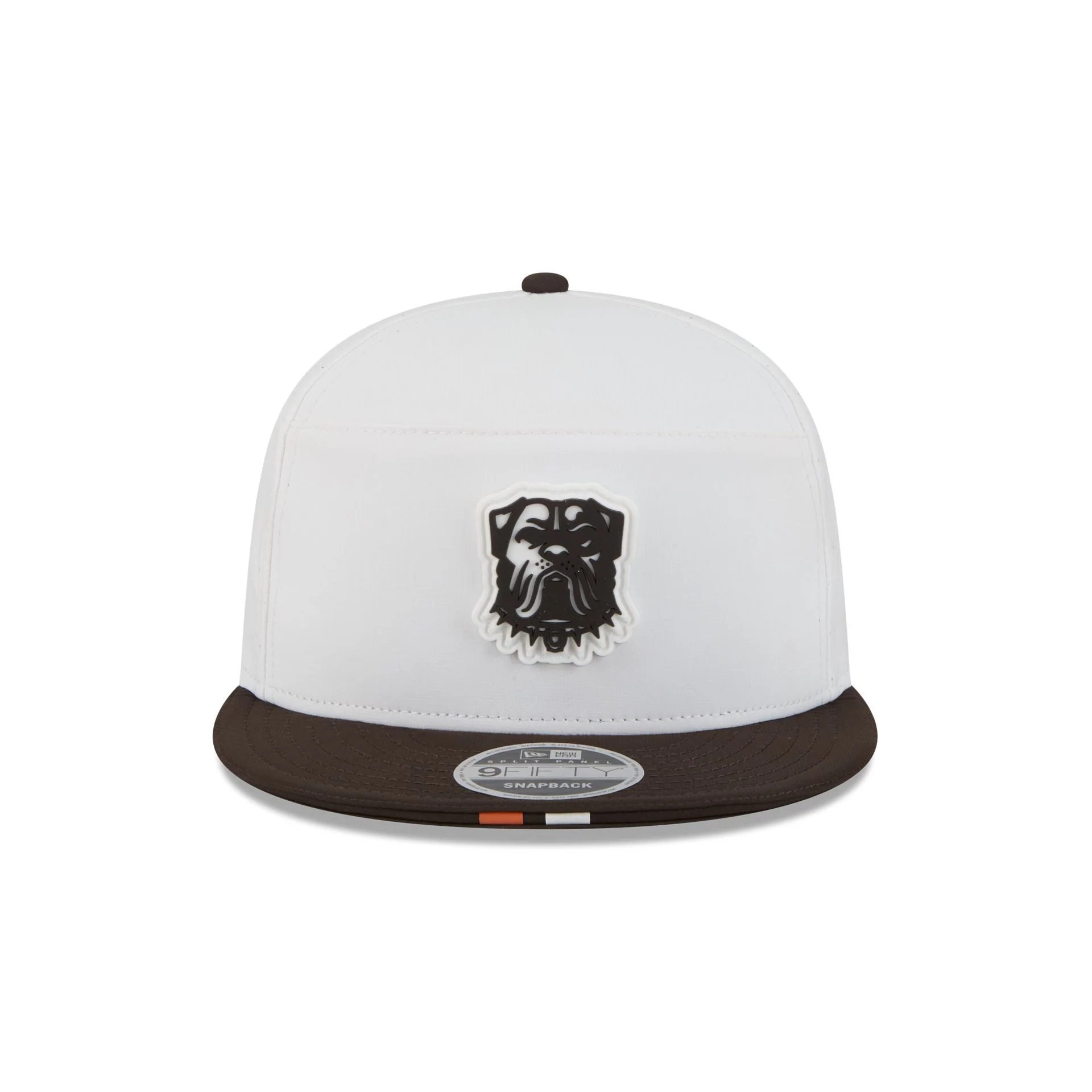 Cleveland Browns 2025 Training Split Panel 9FIFTY Snapback Hat