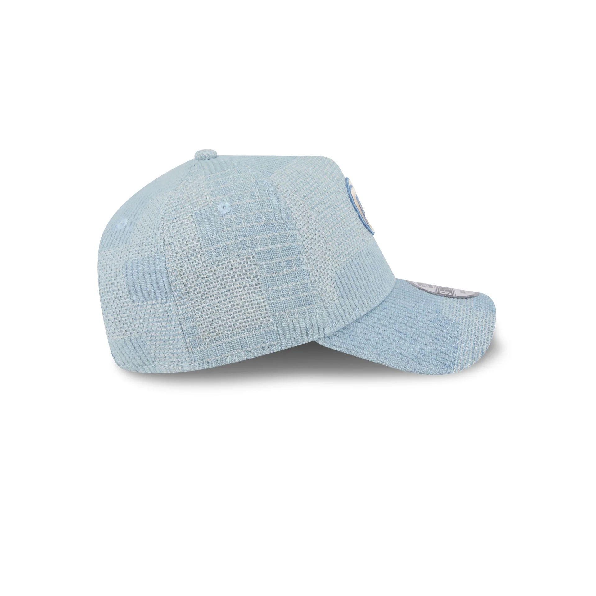 Los Angeles Rams Logo Essentials Denim 9FORTY A-Frame Snapback Hat