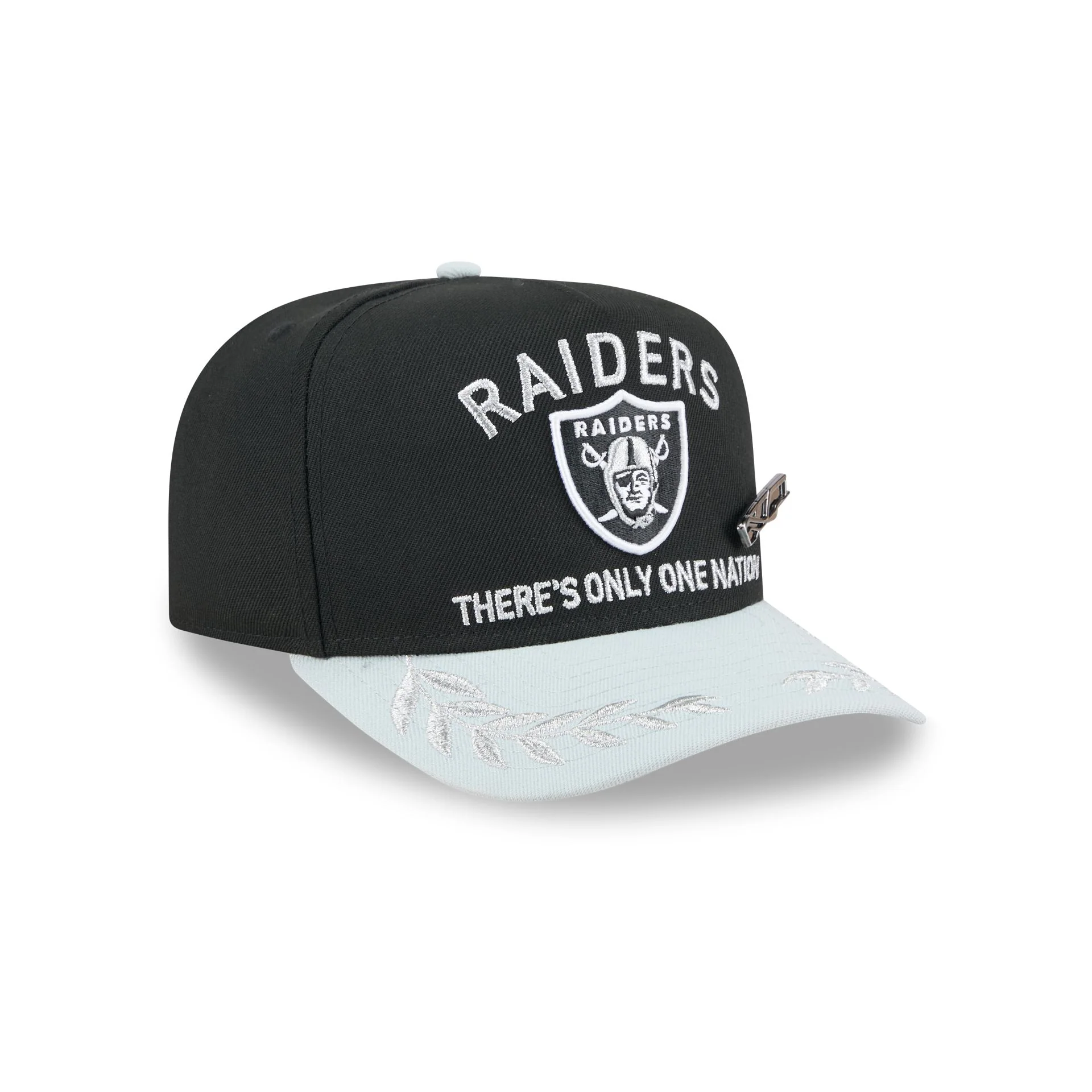 Las Vegas Raiders 2025 Draft Black 59FIFTY A-Frame Fitted Hat