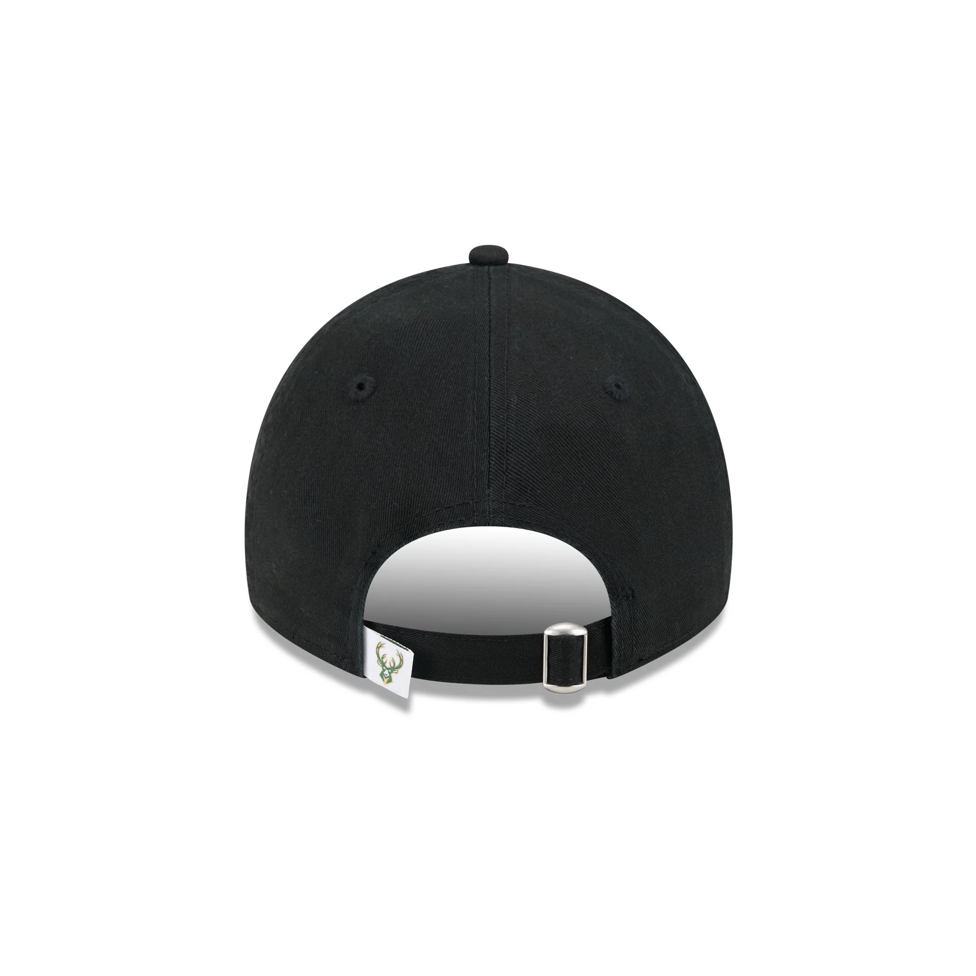 Milwaukee Bucks Black 9TWENTY Adjustable Hat