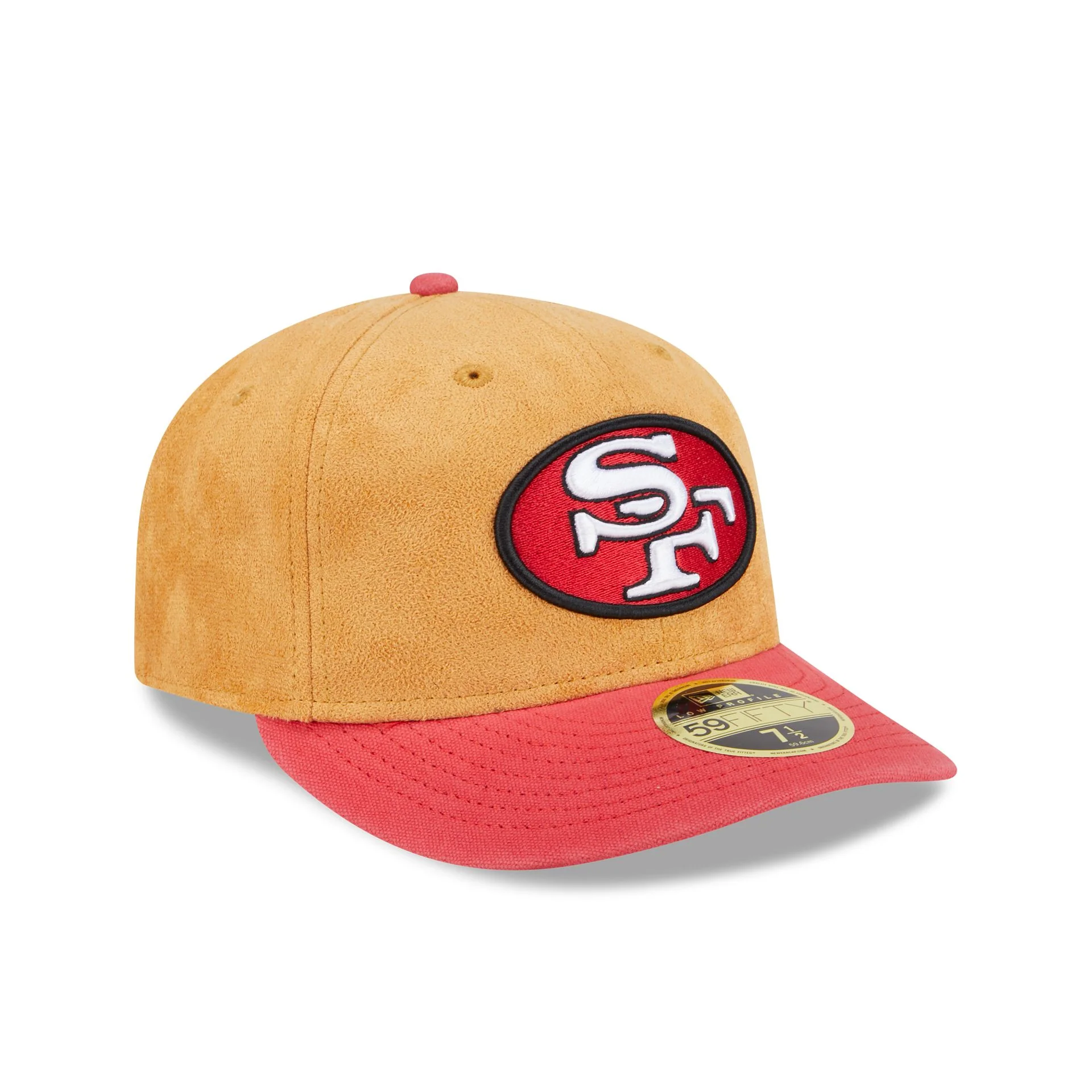 San Francisco 49ers Tan Texture Low Profile 59FIFTY Fitted Hat