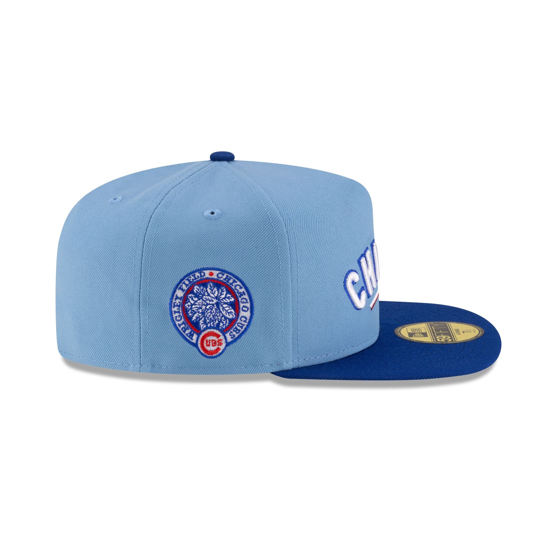 Just Caps Sky Blue Chicago Cubs 59FIFTY A-Frame Fitted Hat