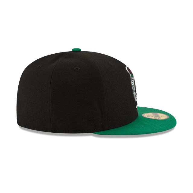 Boston Celtics 2Tone Black 59FIFTY Fitted Hat