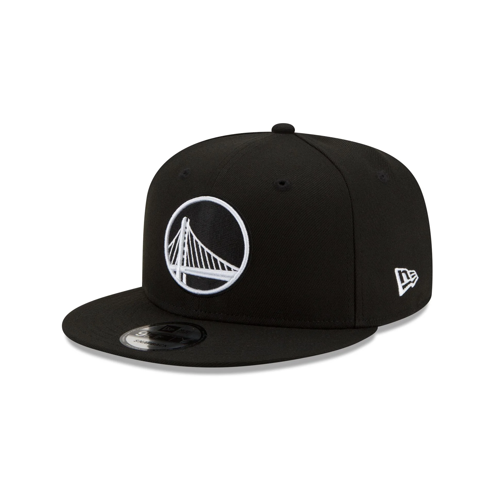 Golden State Warriors Basic Black & White 9FIFTY Snapback Hat